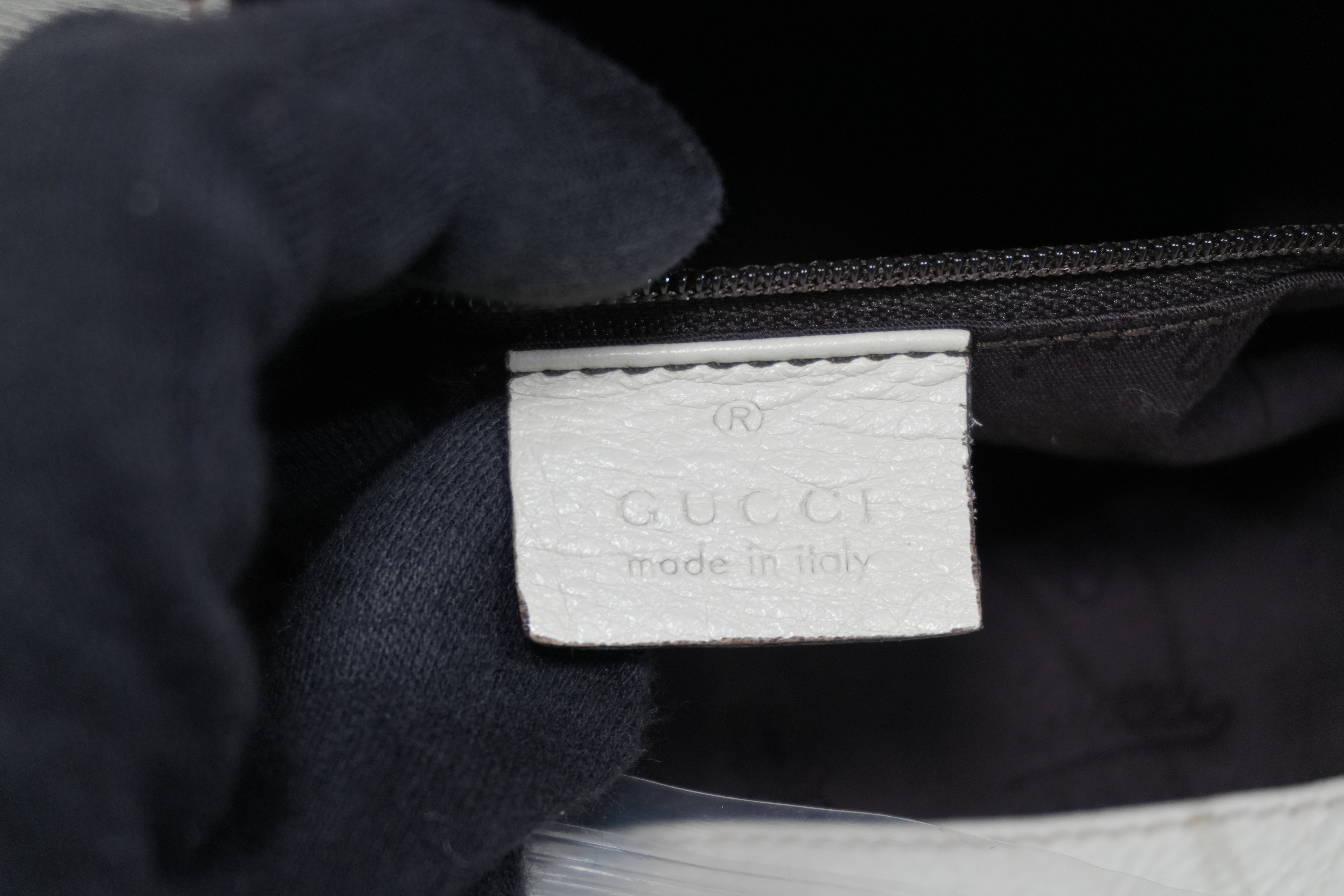 Pre-owned Gucci New Ladies Tote Bag White