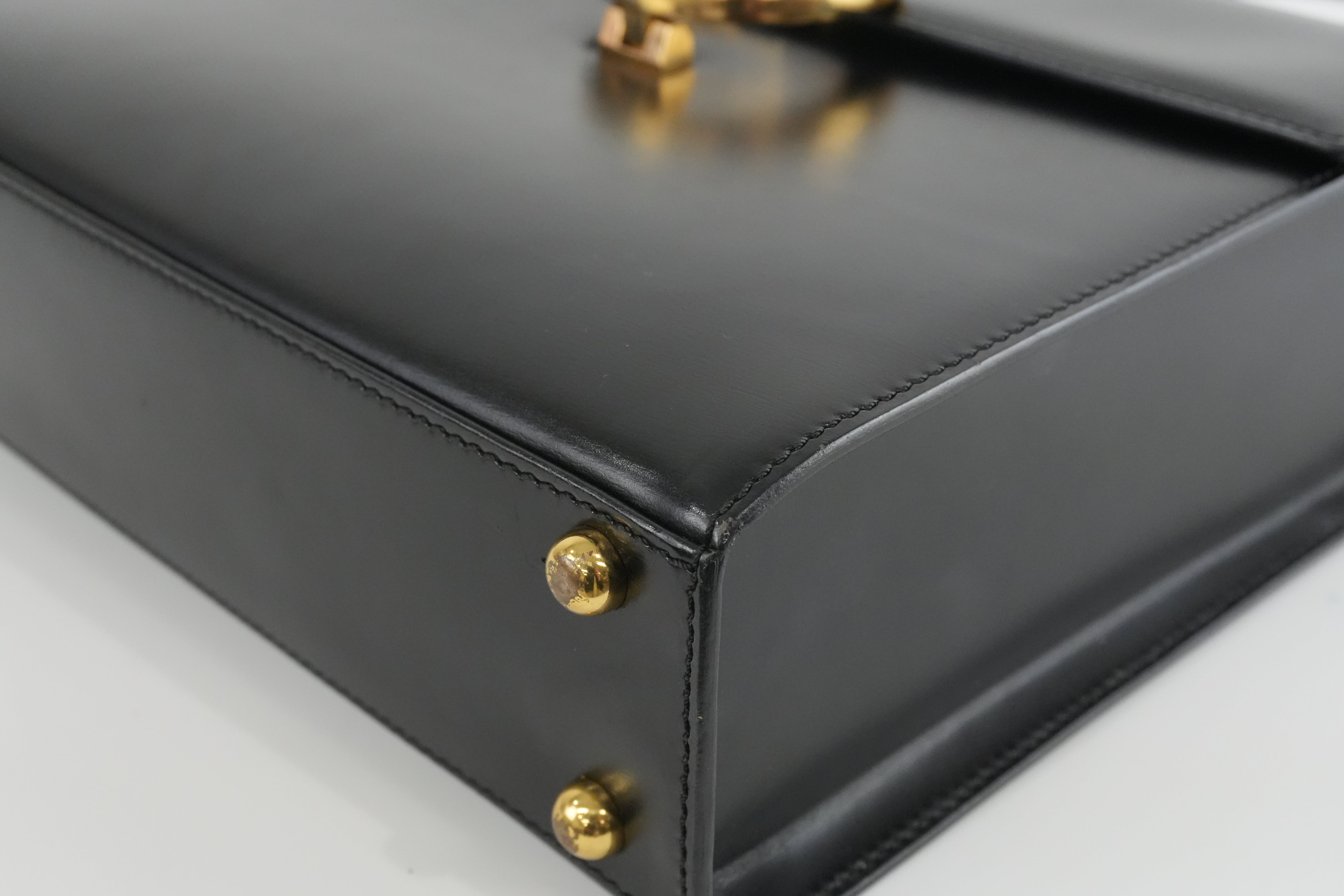 Cartier Panthere Handbag Black Used