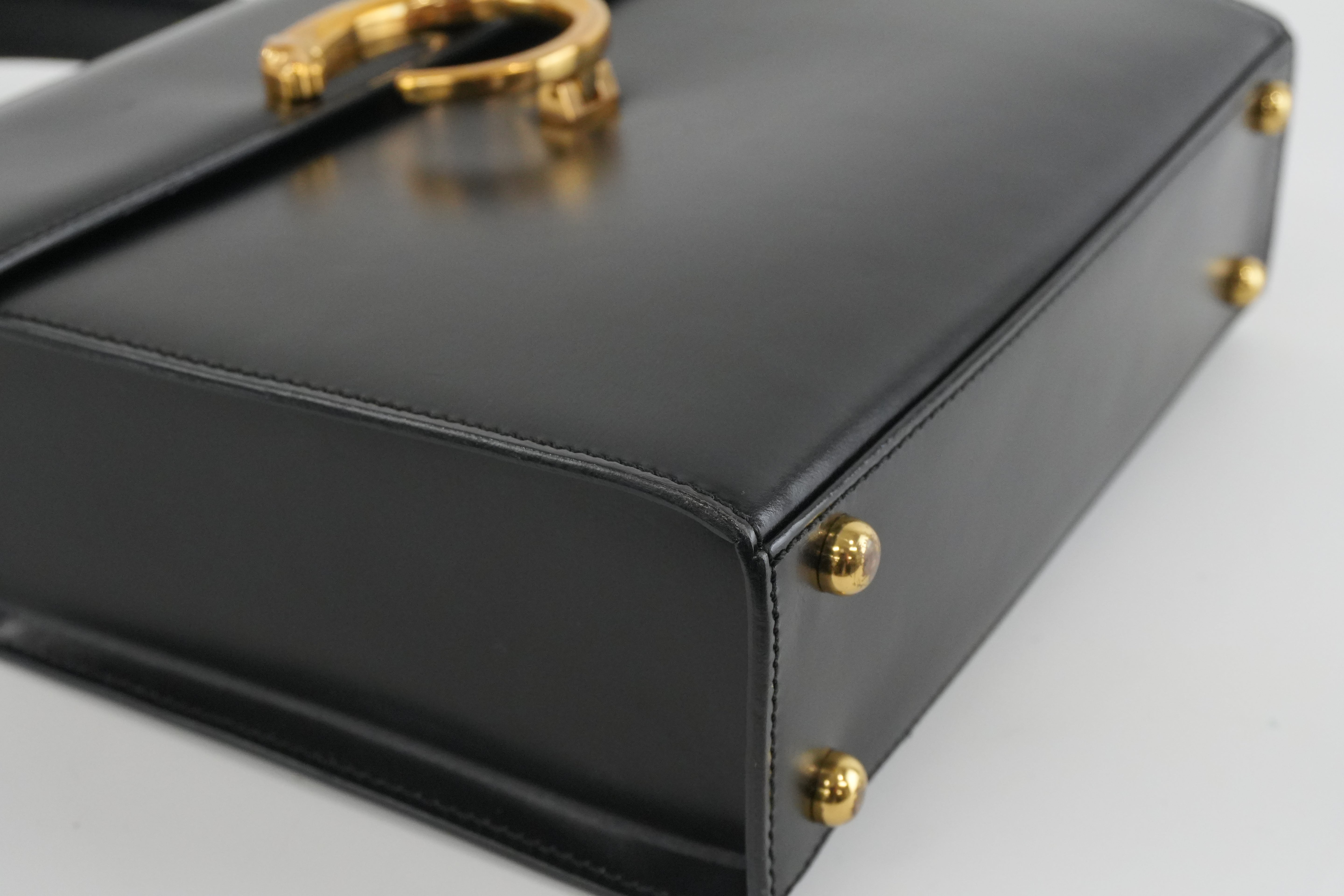 Cartier Panthere Handbag Black Used