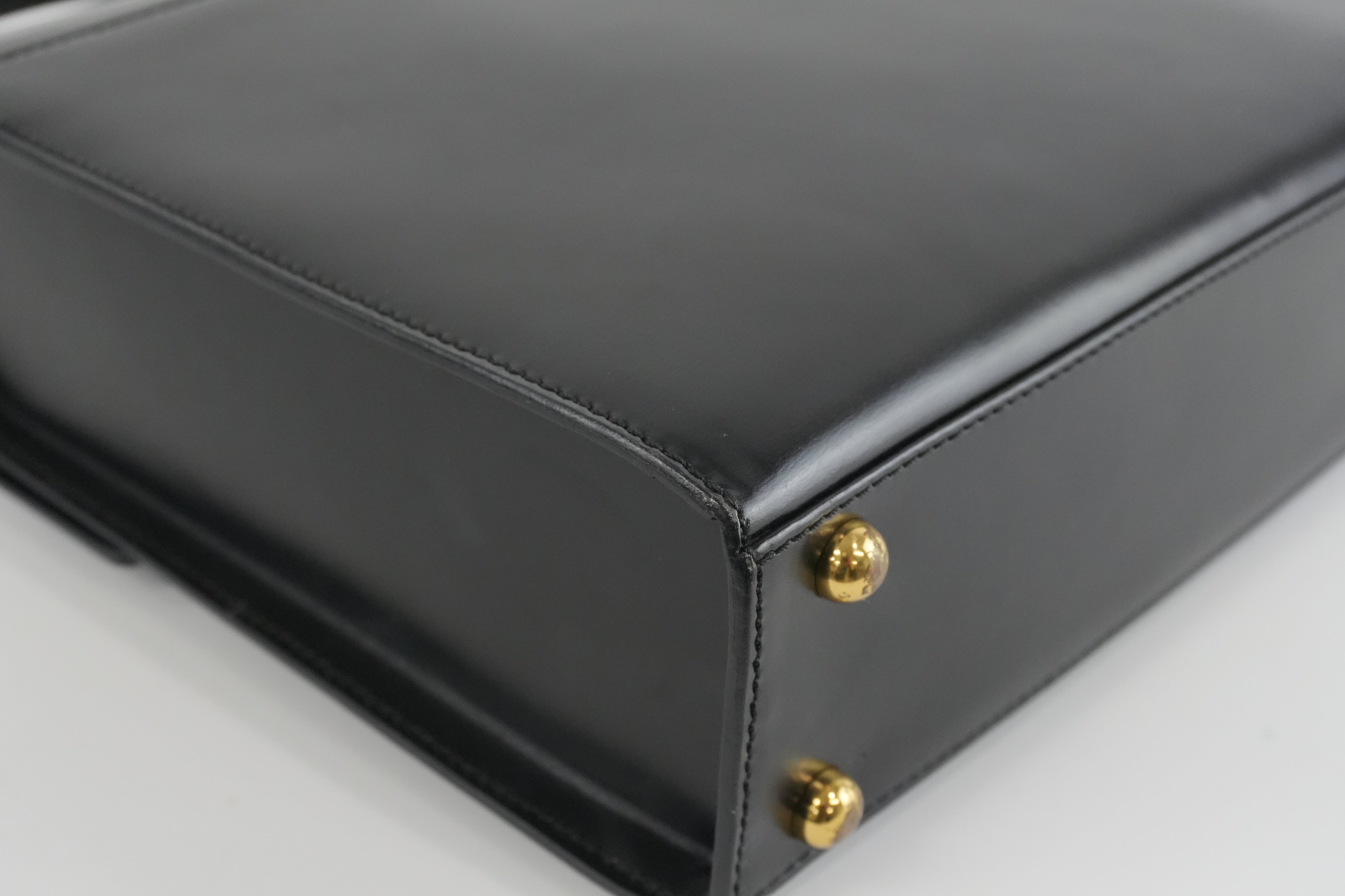 Cartier Panthere Handbag Black Used