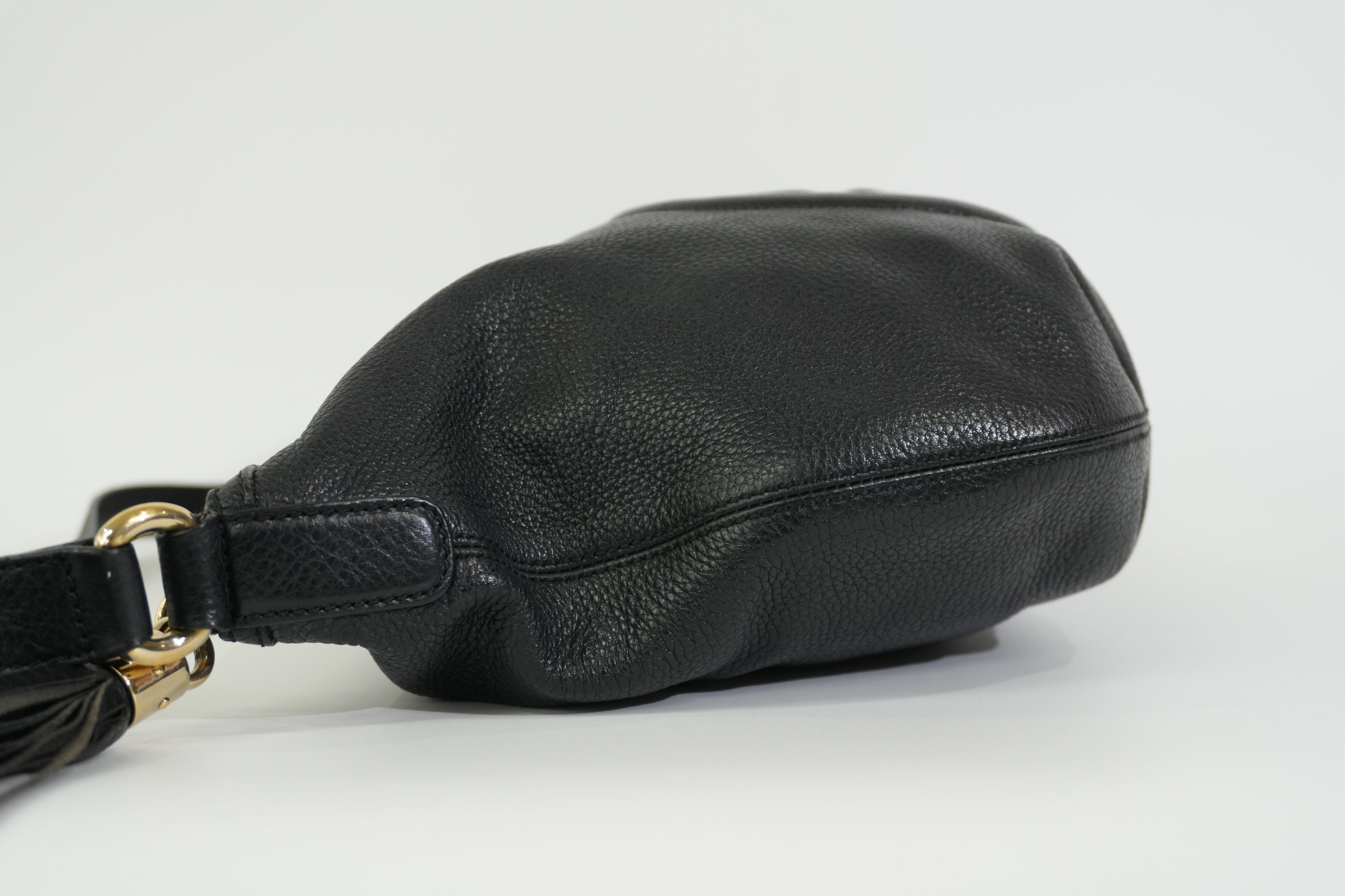 Pre-owned Gucci Soho Shoulder Bag Black