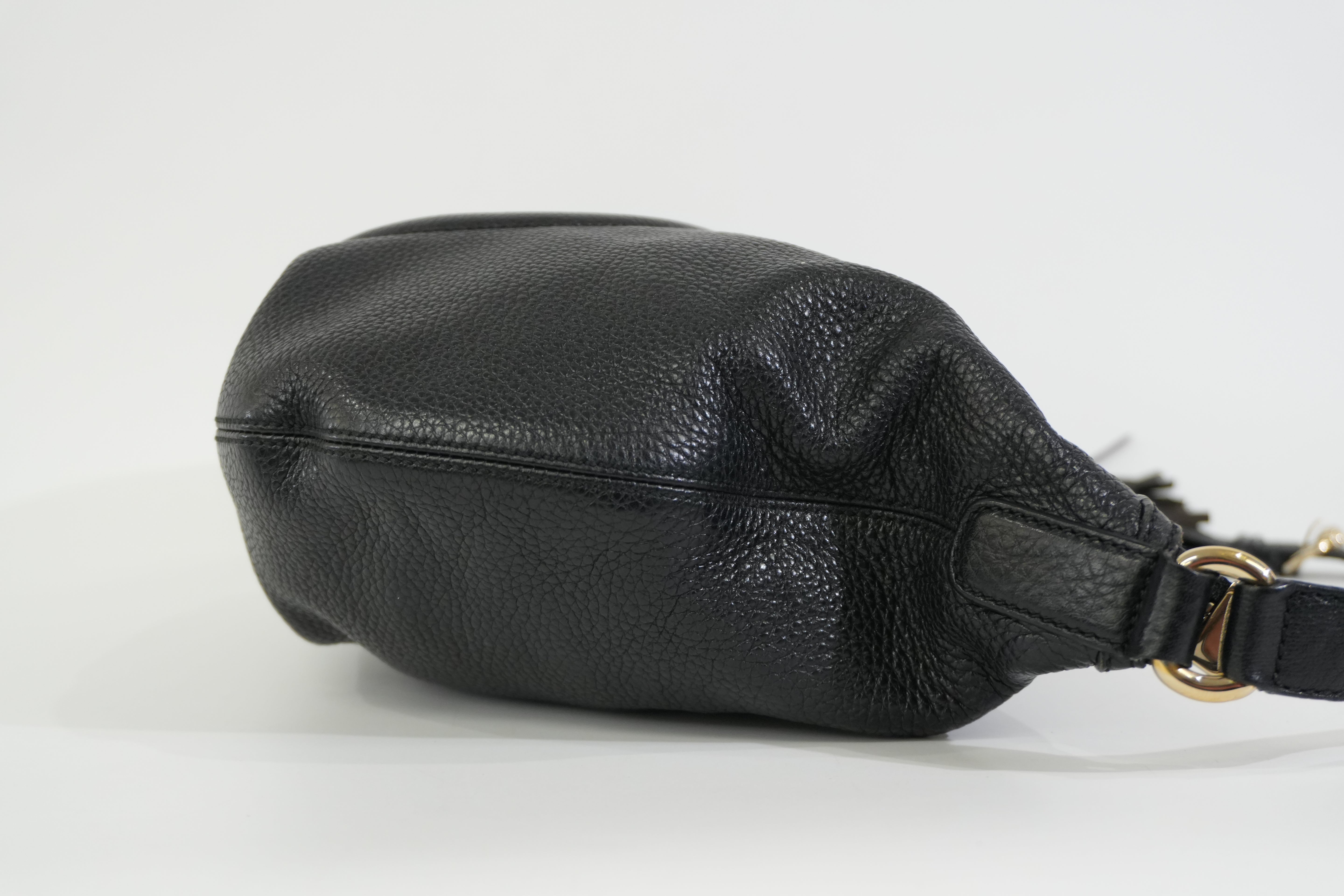 Pre-owned Gucci Soho Shoulder Bag Black