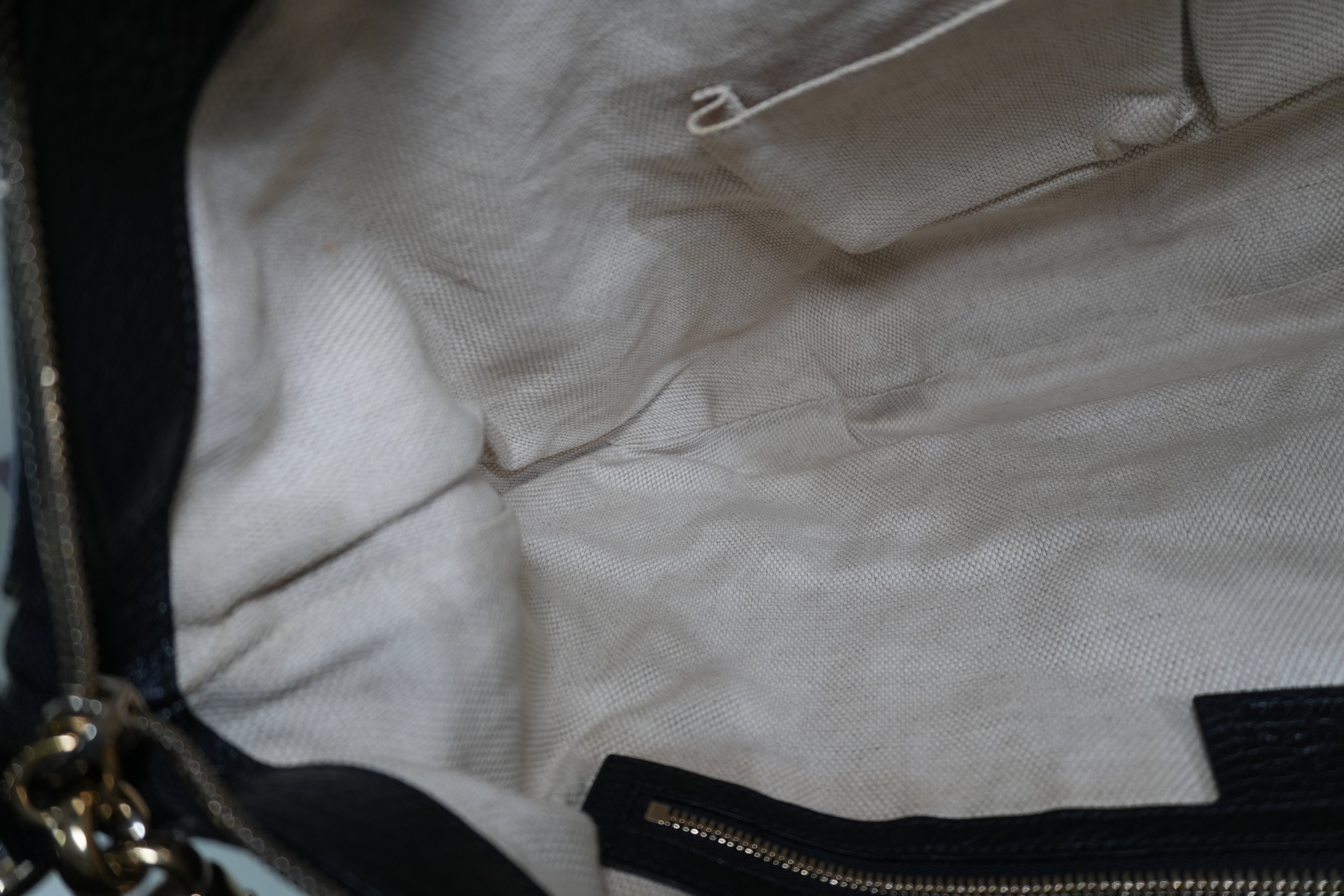 Pre-owned Gucci Soho Shoulder Bag Black