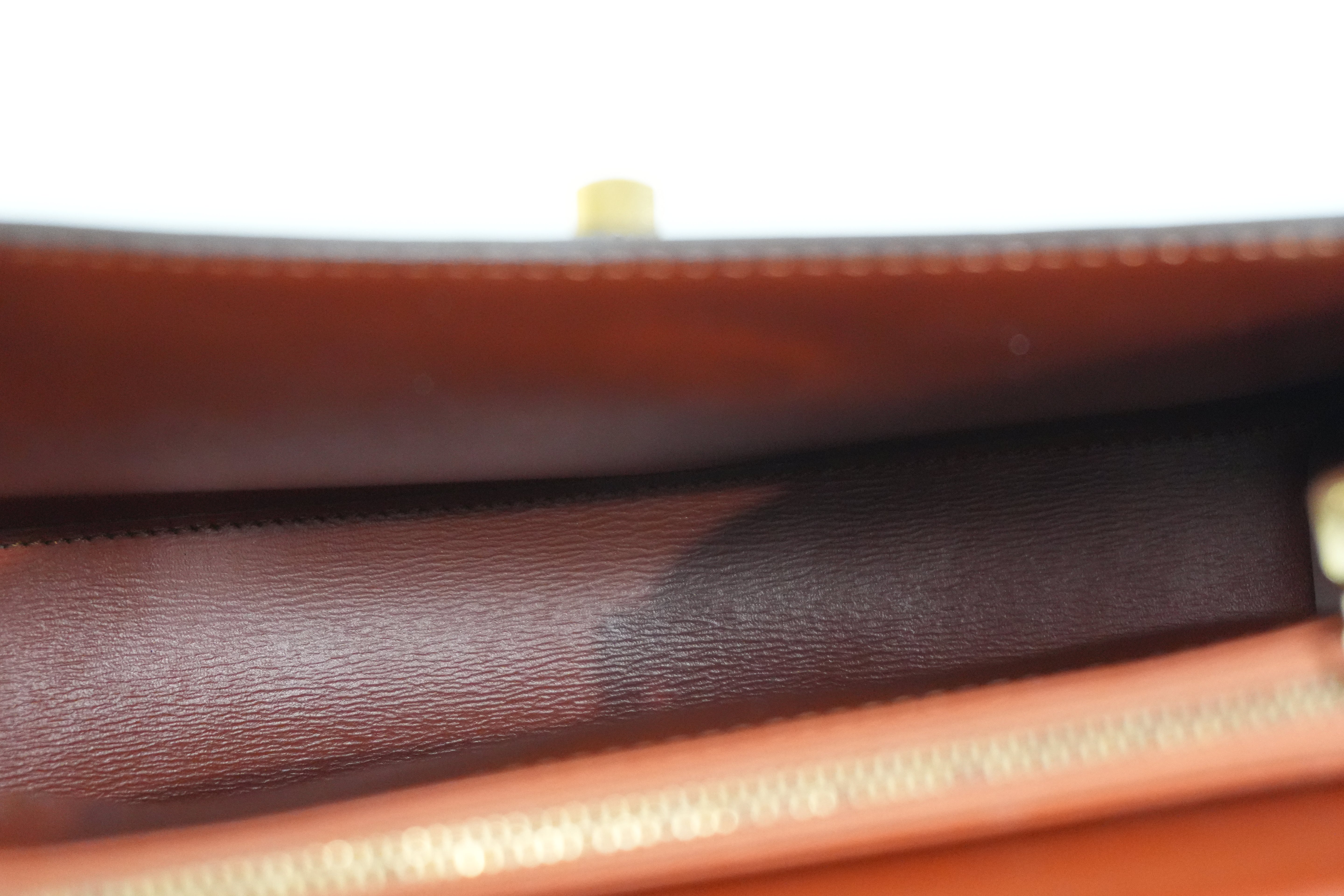 Pre-owned Louis Vuitton Epi Malesherbe Top Handle Handbag Kenya Brown