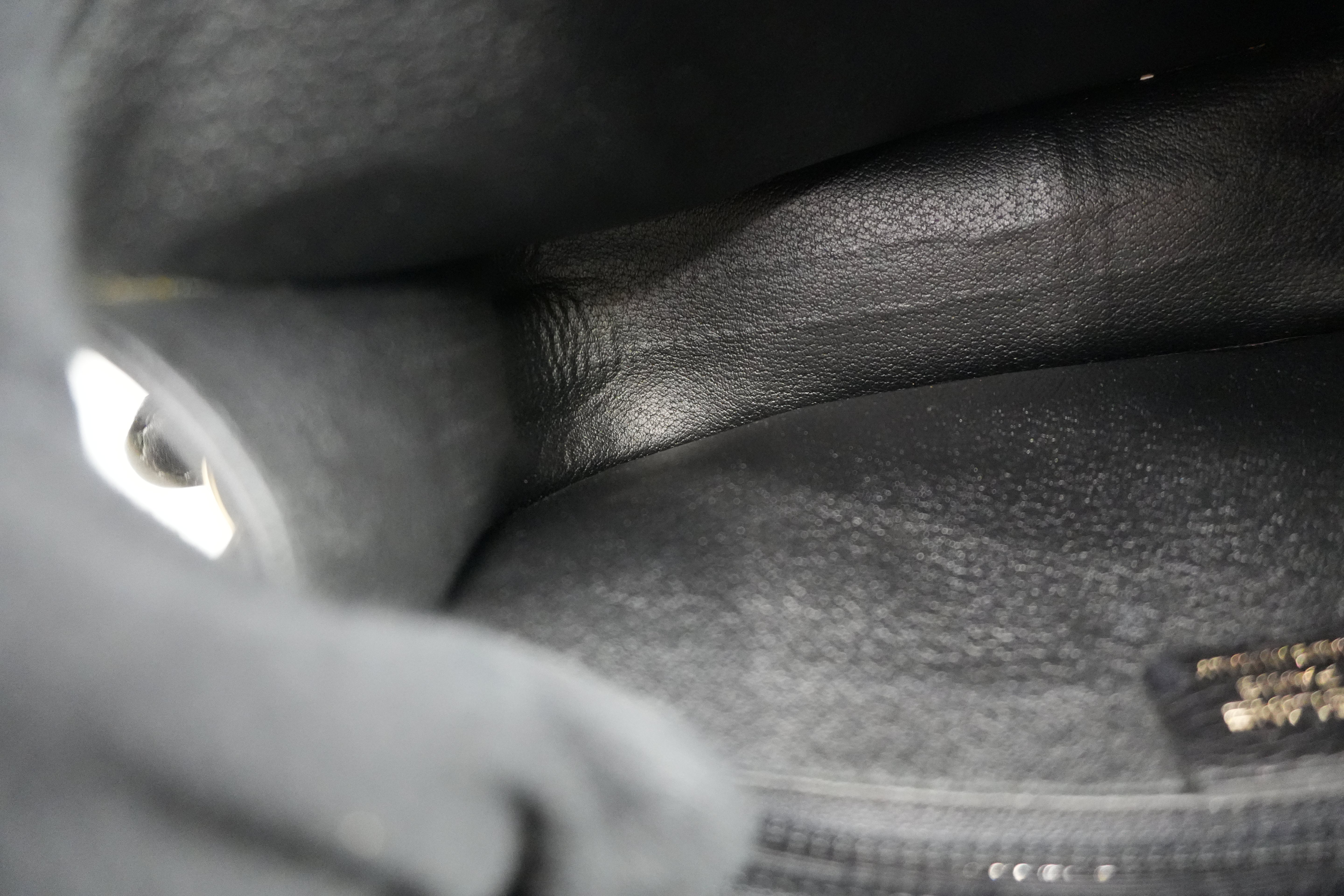 Celine Shoulder Bag Black Leather Used