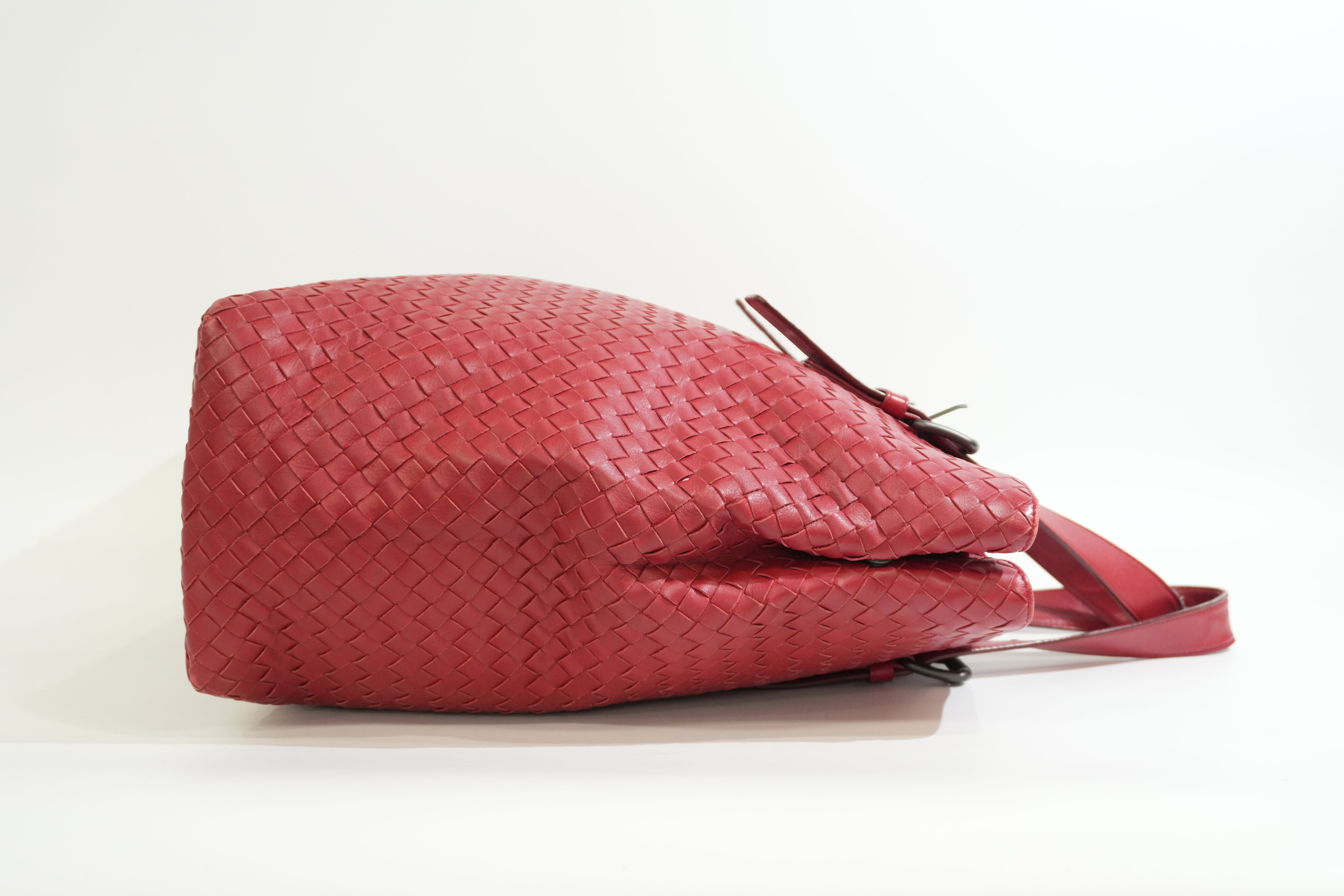 Pre-owned Bottega Handbag Red