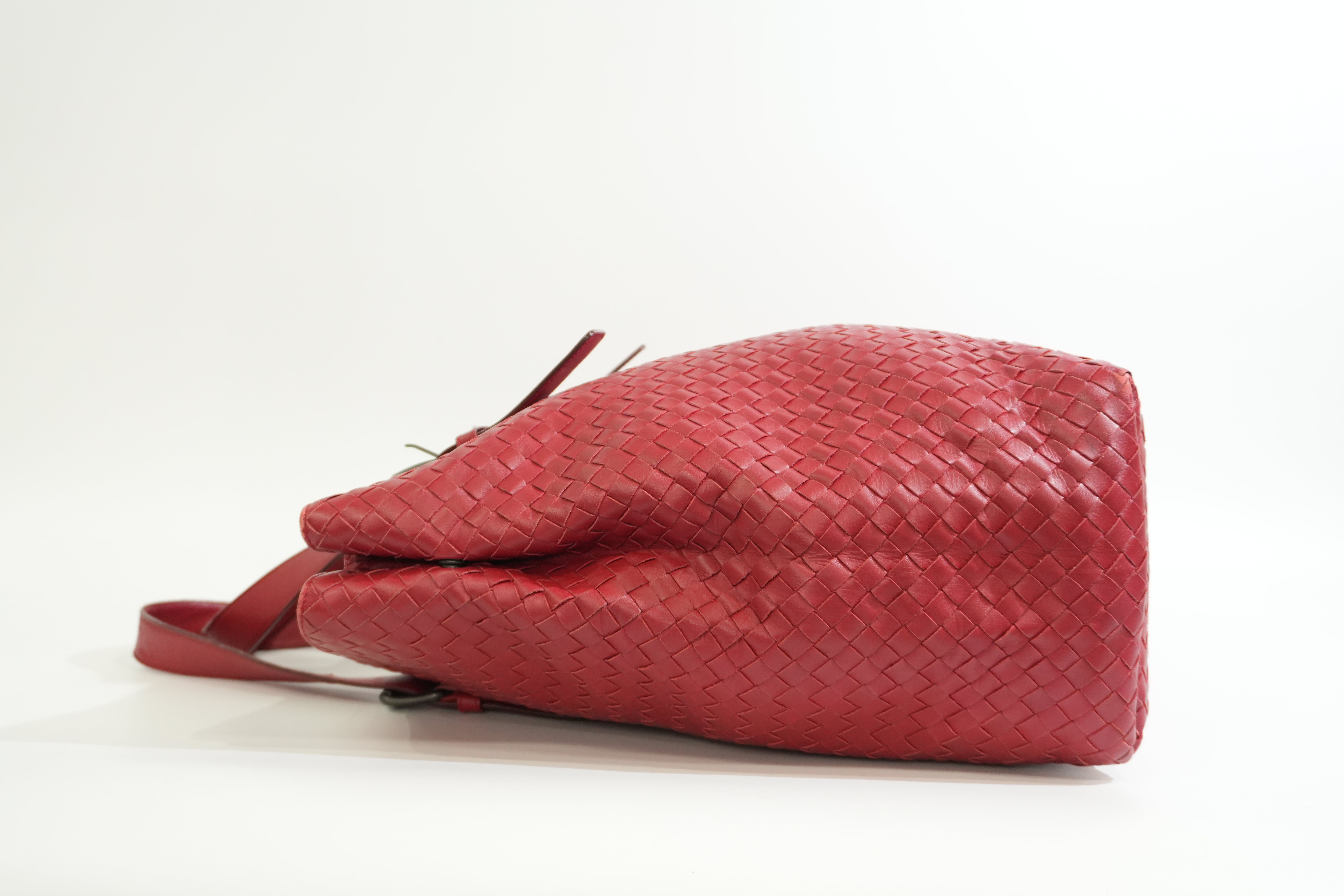 Pre-owned Bottega Handbag Red