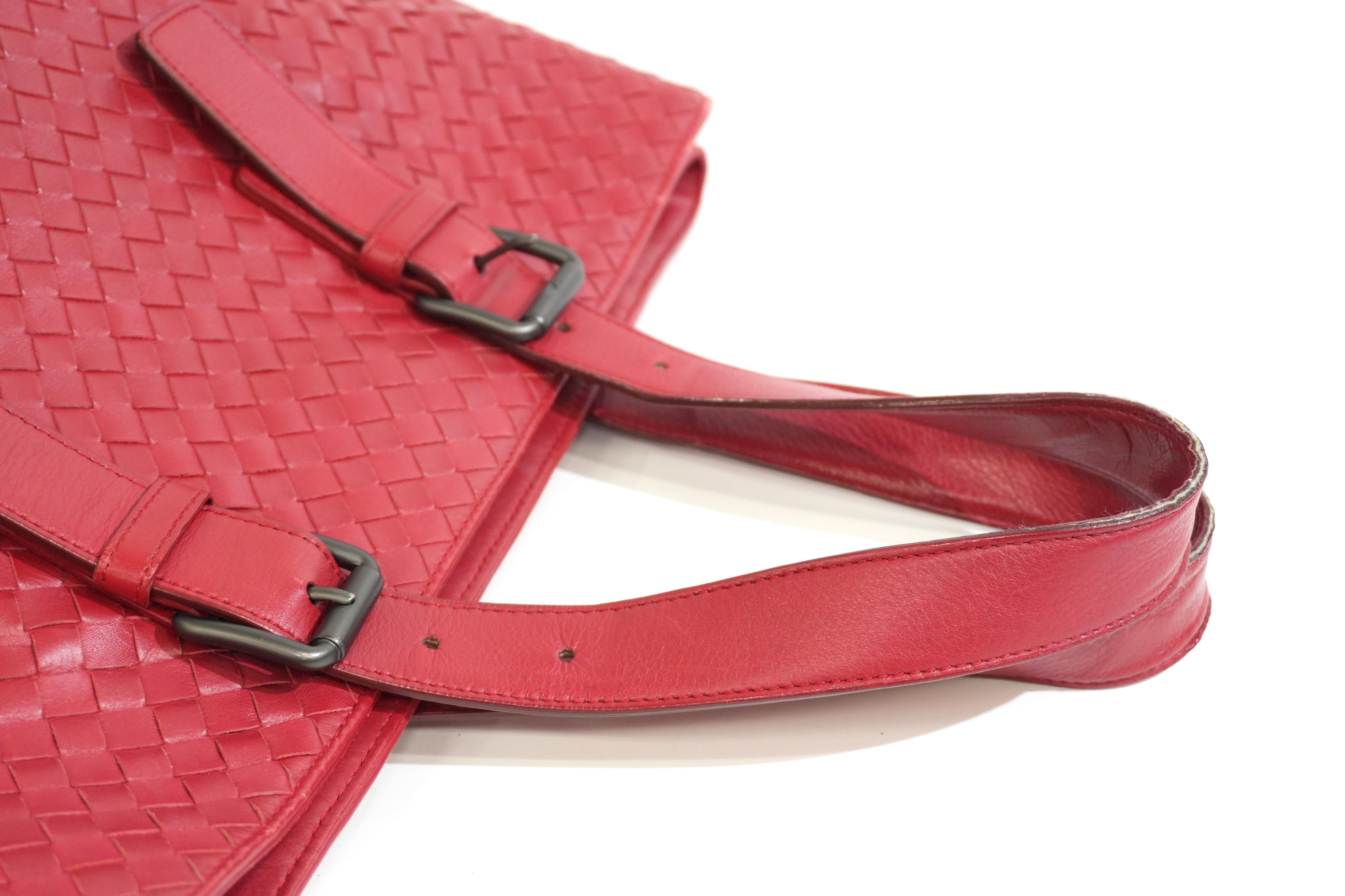 Pre-owned Bottega Handbag Red