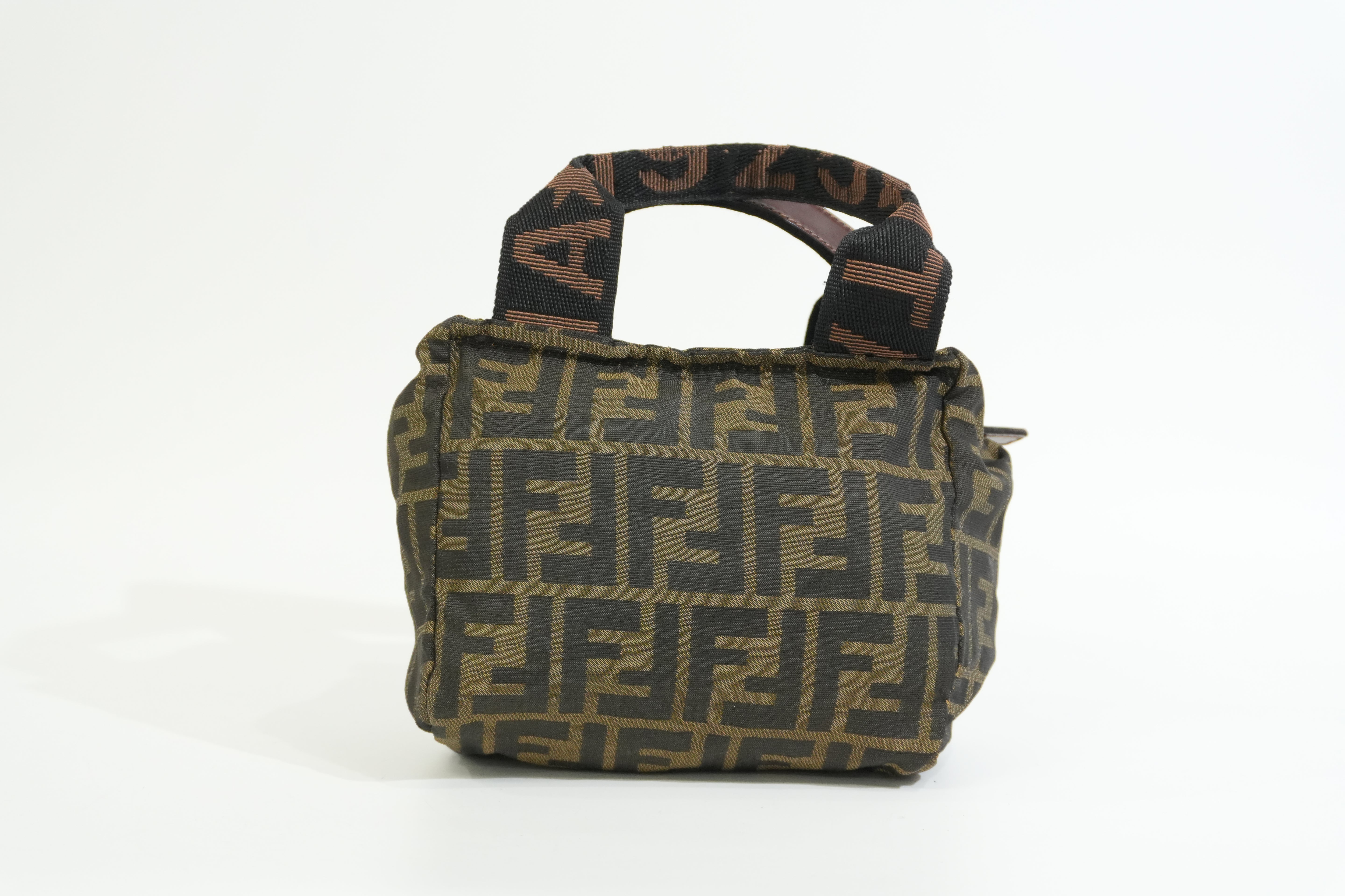 Pre-owned Fendi Zucca Handbag Brown