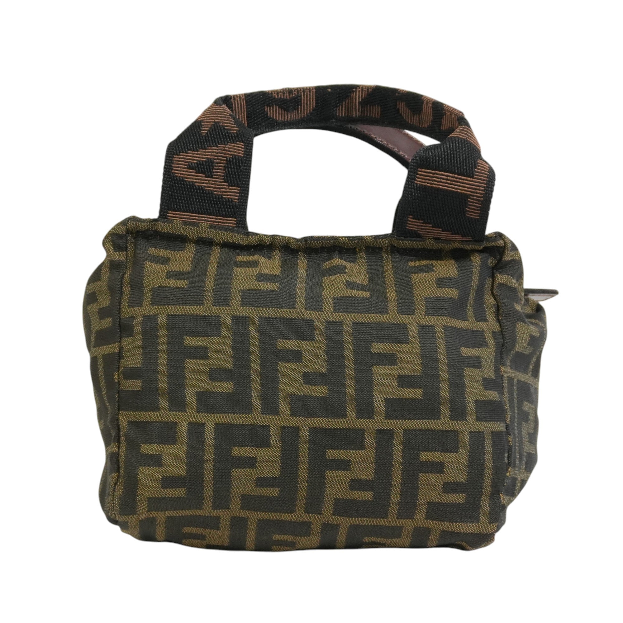 Pre-owned Fendi Zucca Handbag Brown