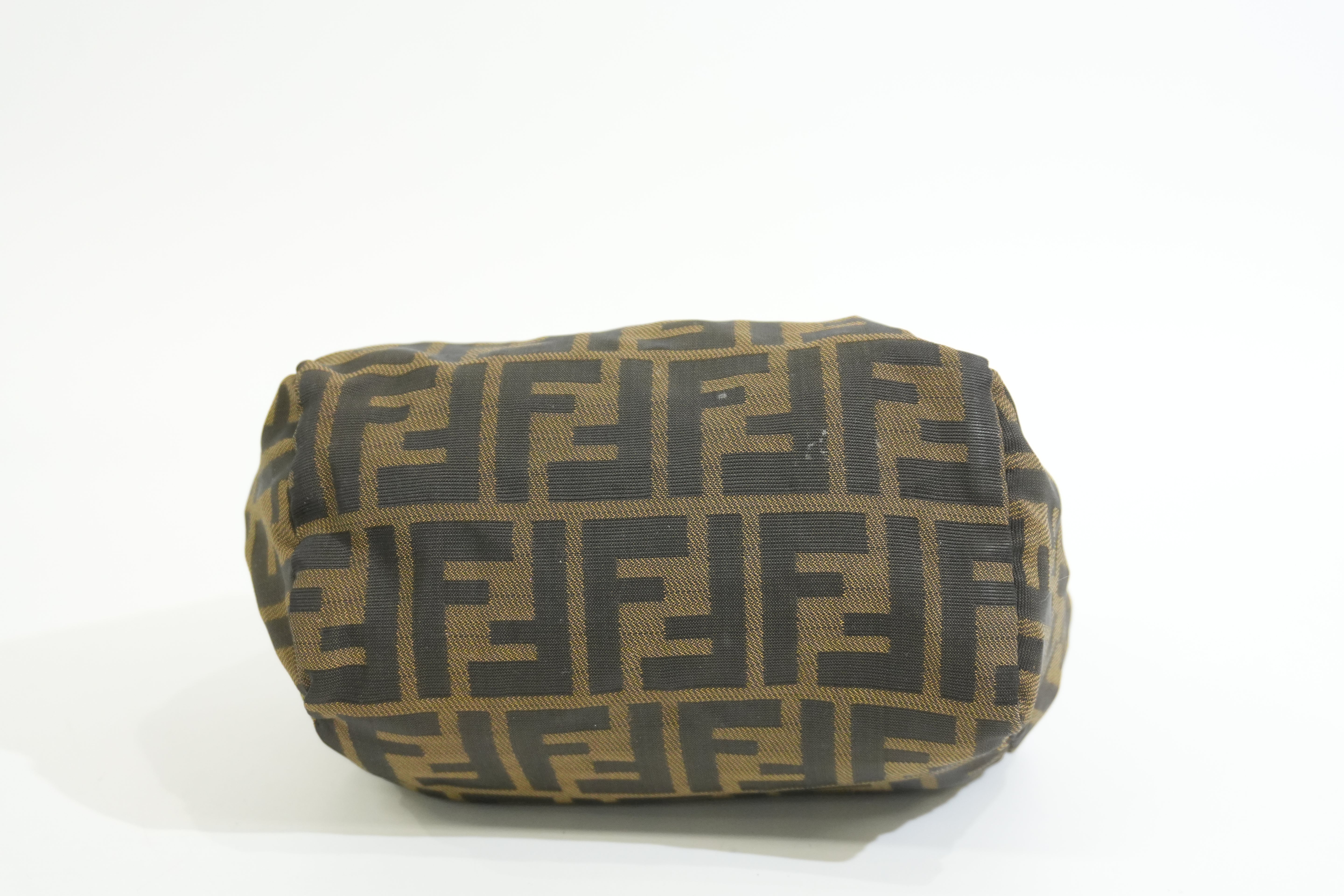 Pre-owned Fendi Zucca Handbag Brown