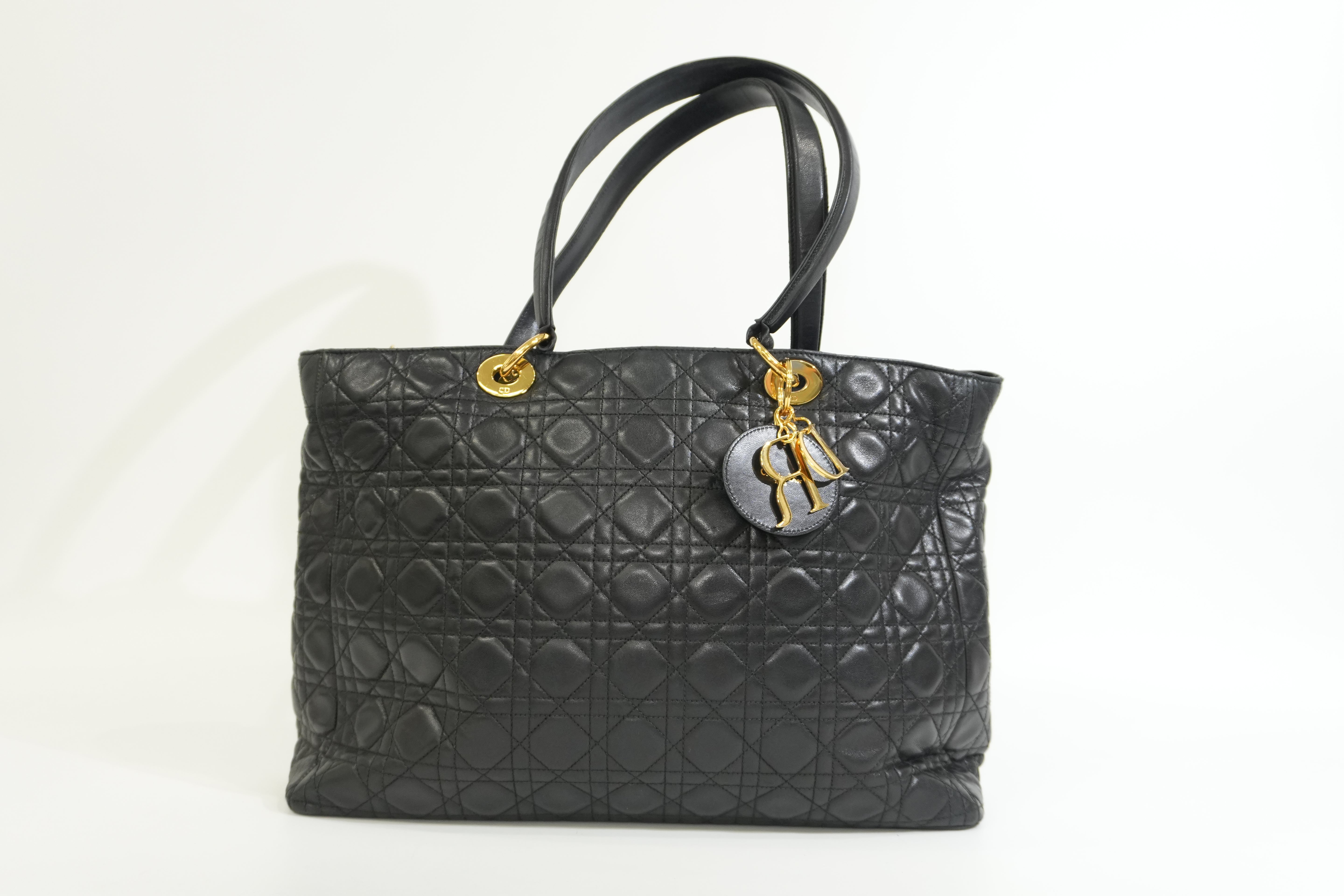 Pre-owned Dior Lady Dior Black