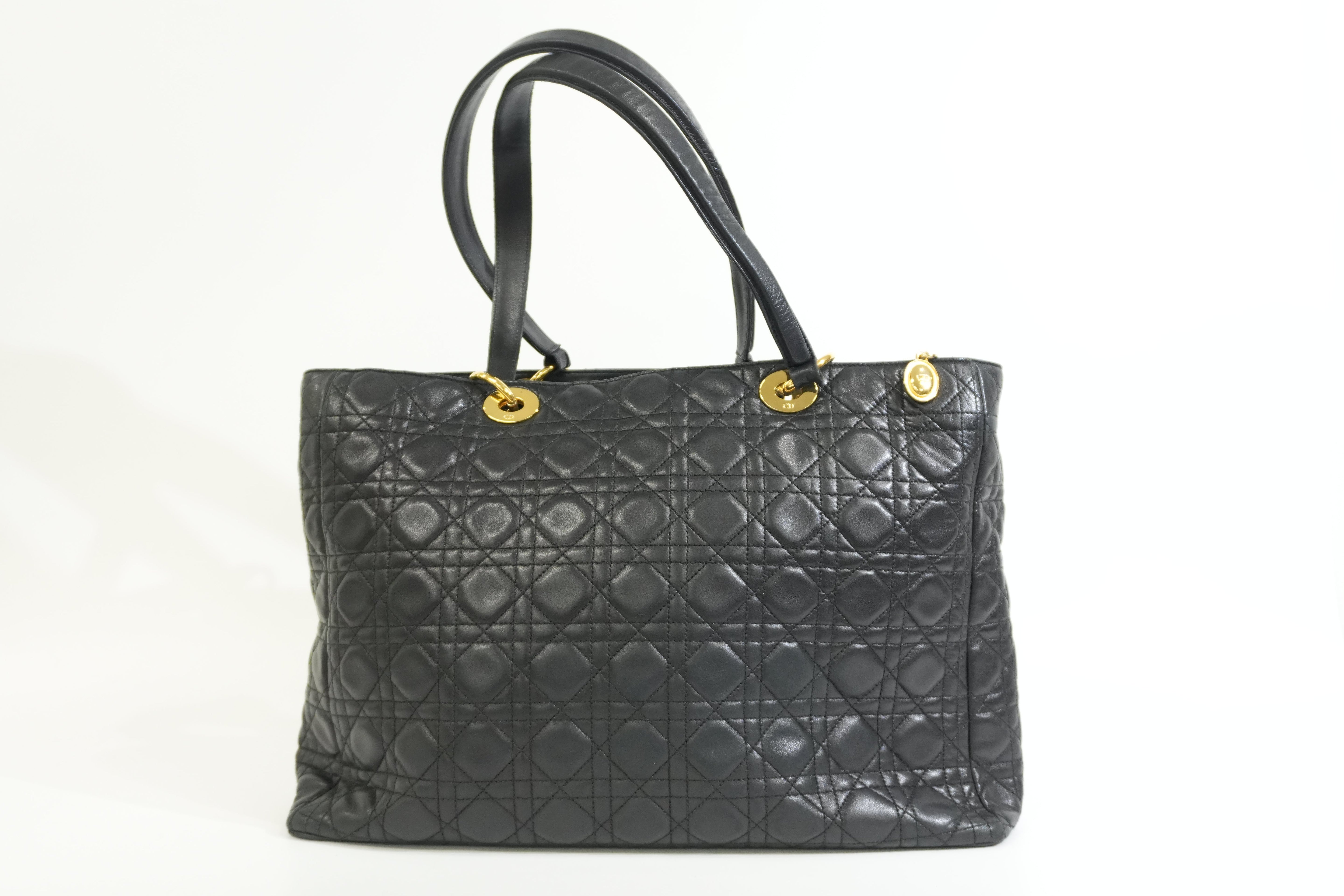 Pre-owned Dior Lady Dior Black