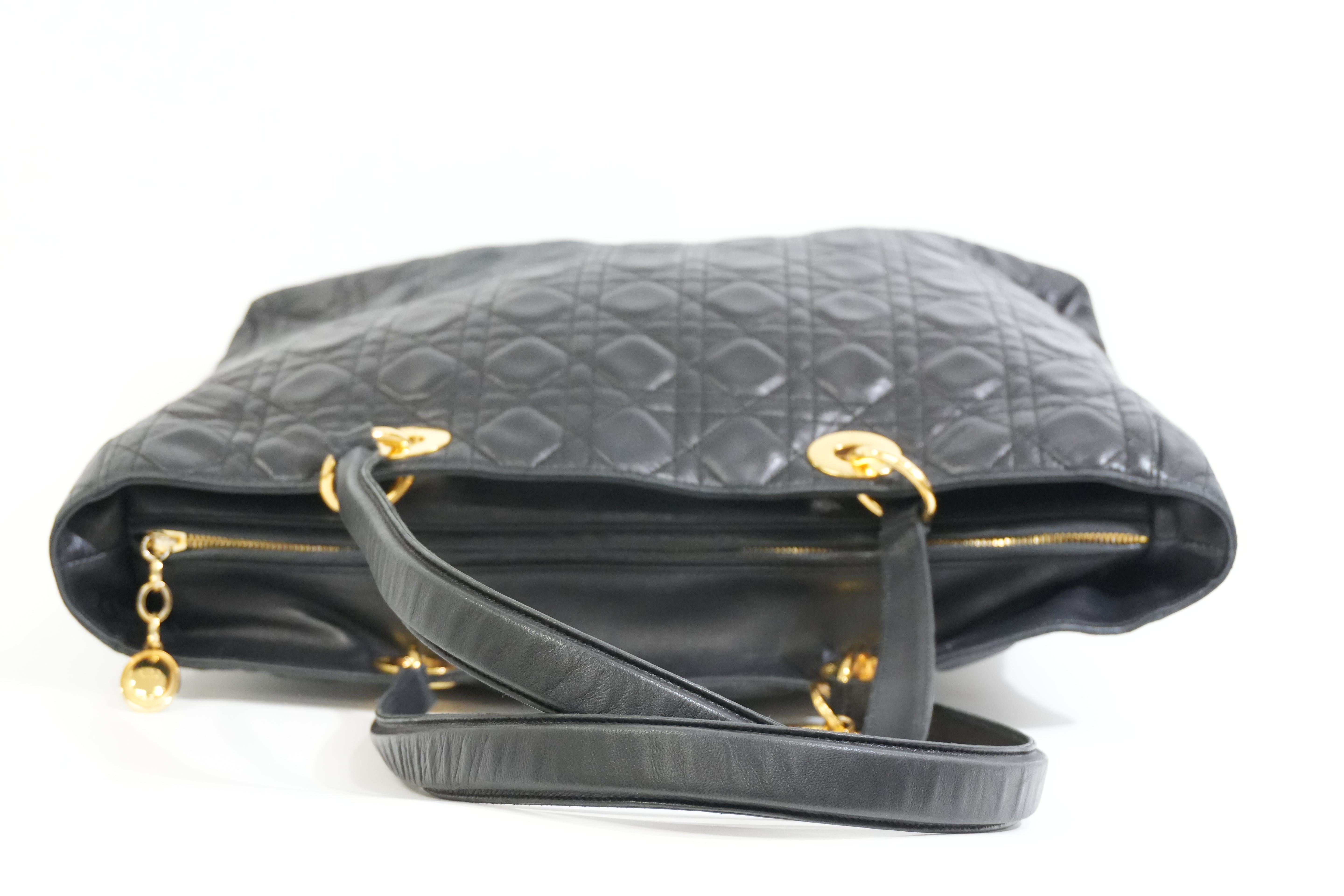 Pre-owned Dior Lady Dior Black
