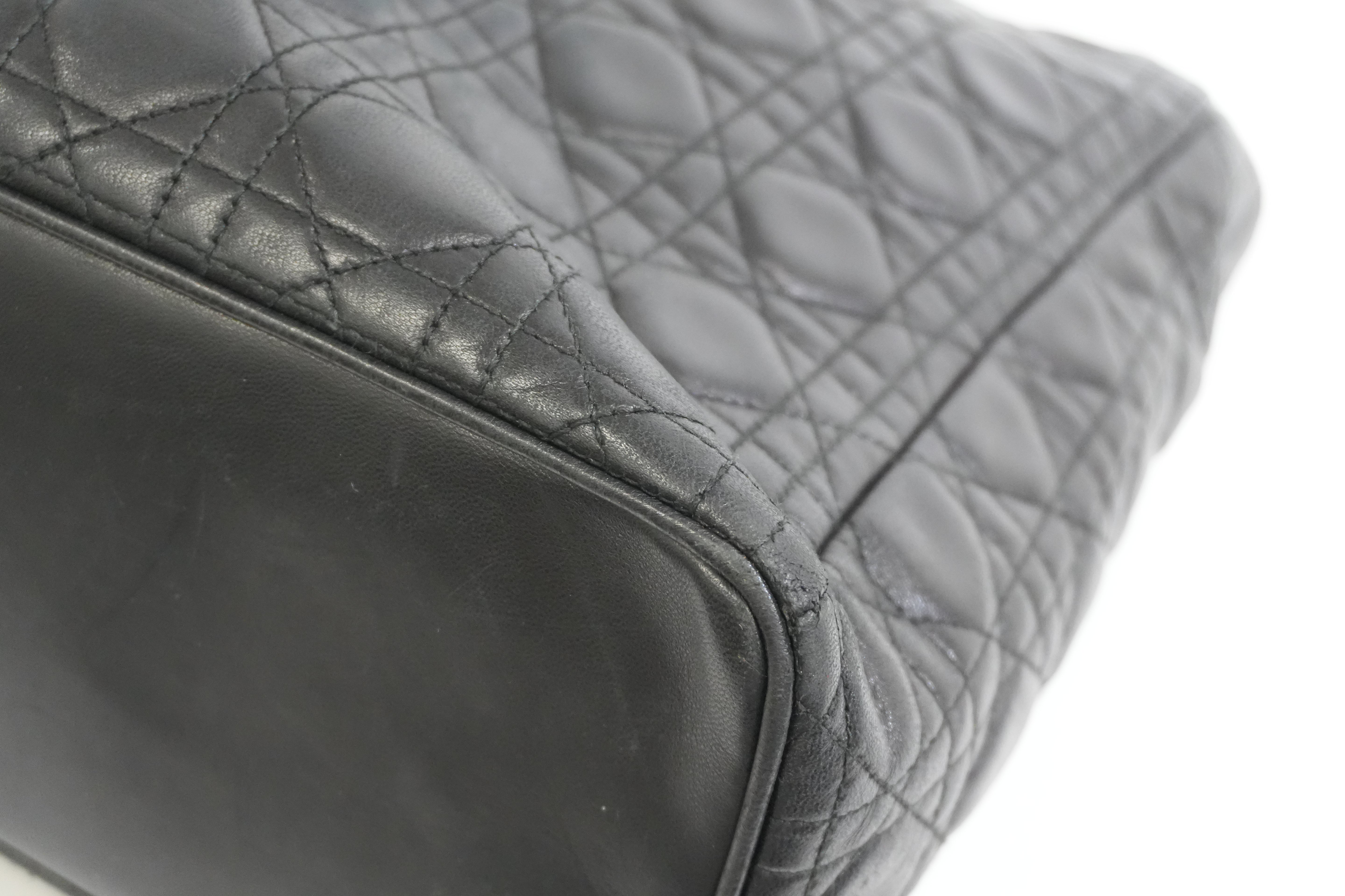 Pre-owned Dior Lady Dior Black