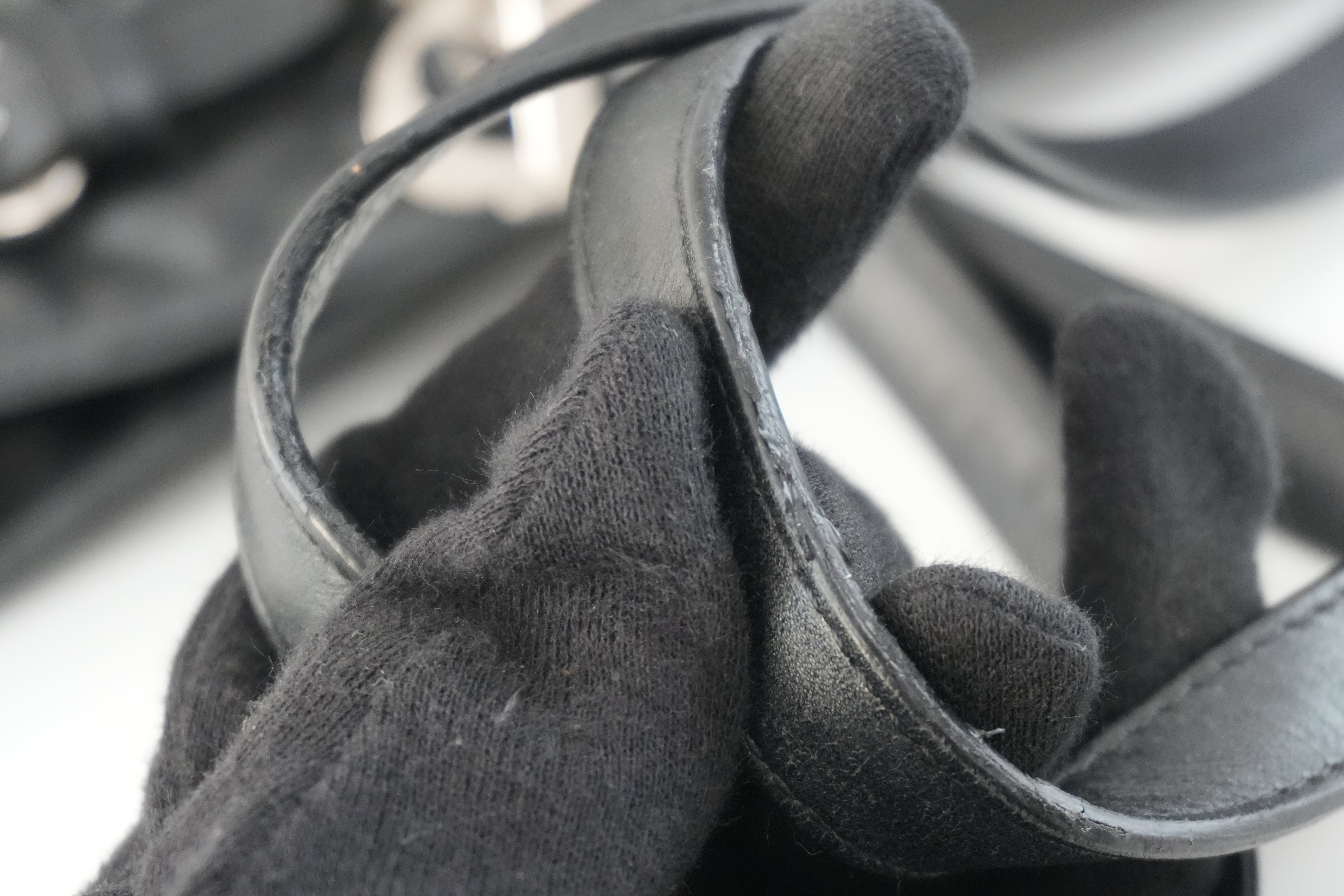 Pre-owned Christian Dior Nylon Panarea Tote Bag Black Used