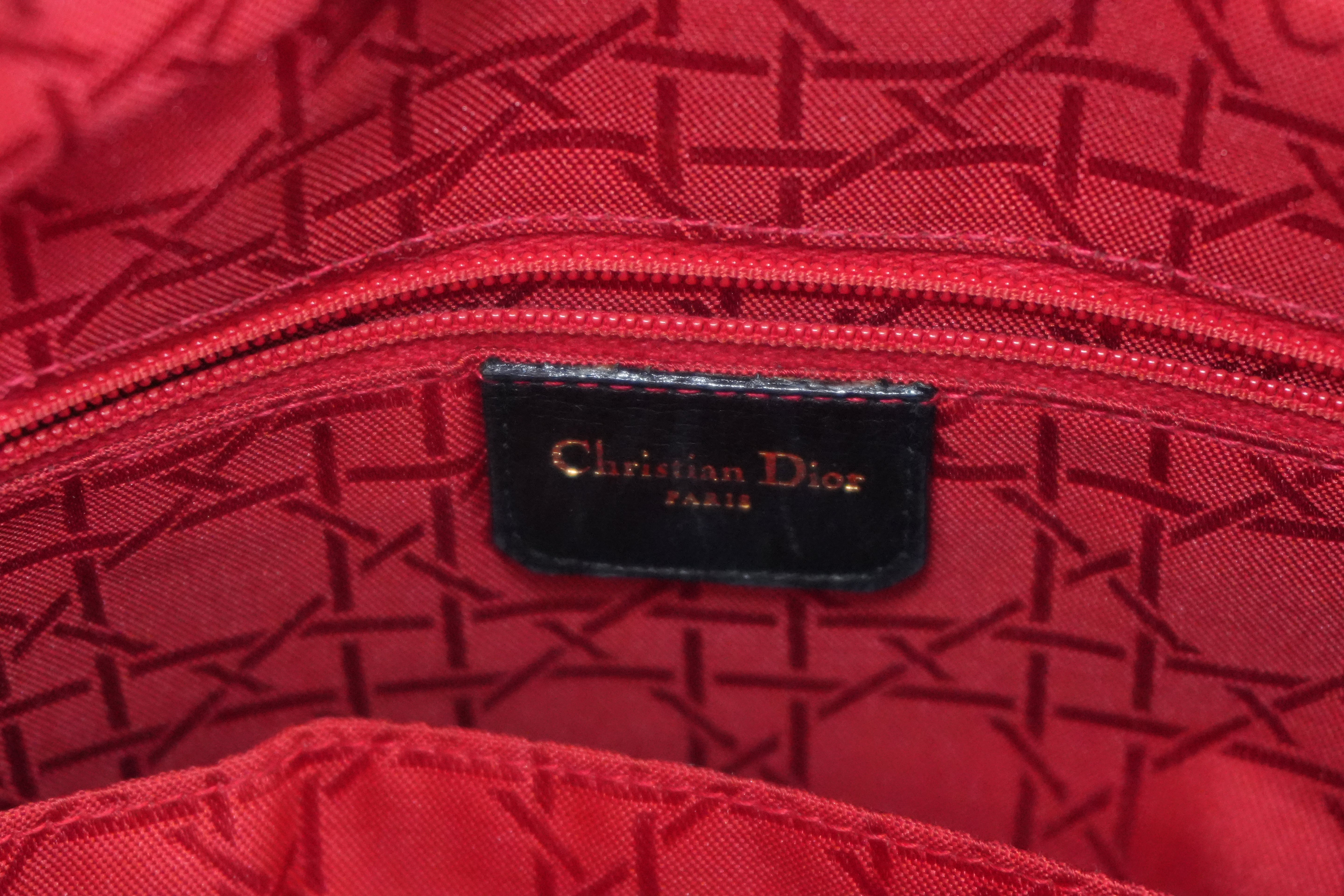 Pre-owned Dior Lady Dior Black