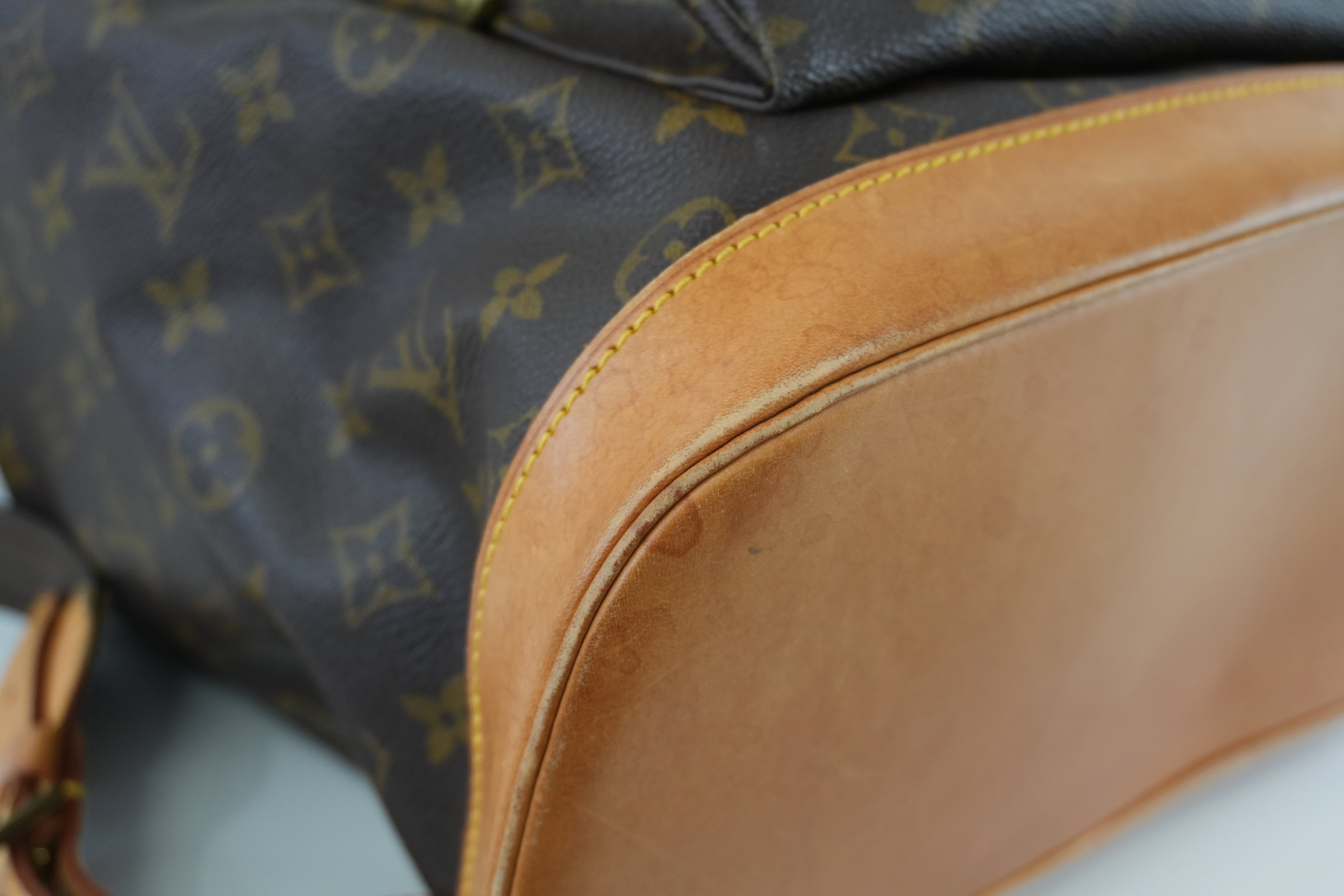 Louis Vuitton Monogram Montsouris GM Backpack Used
