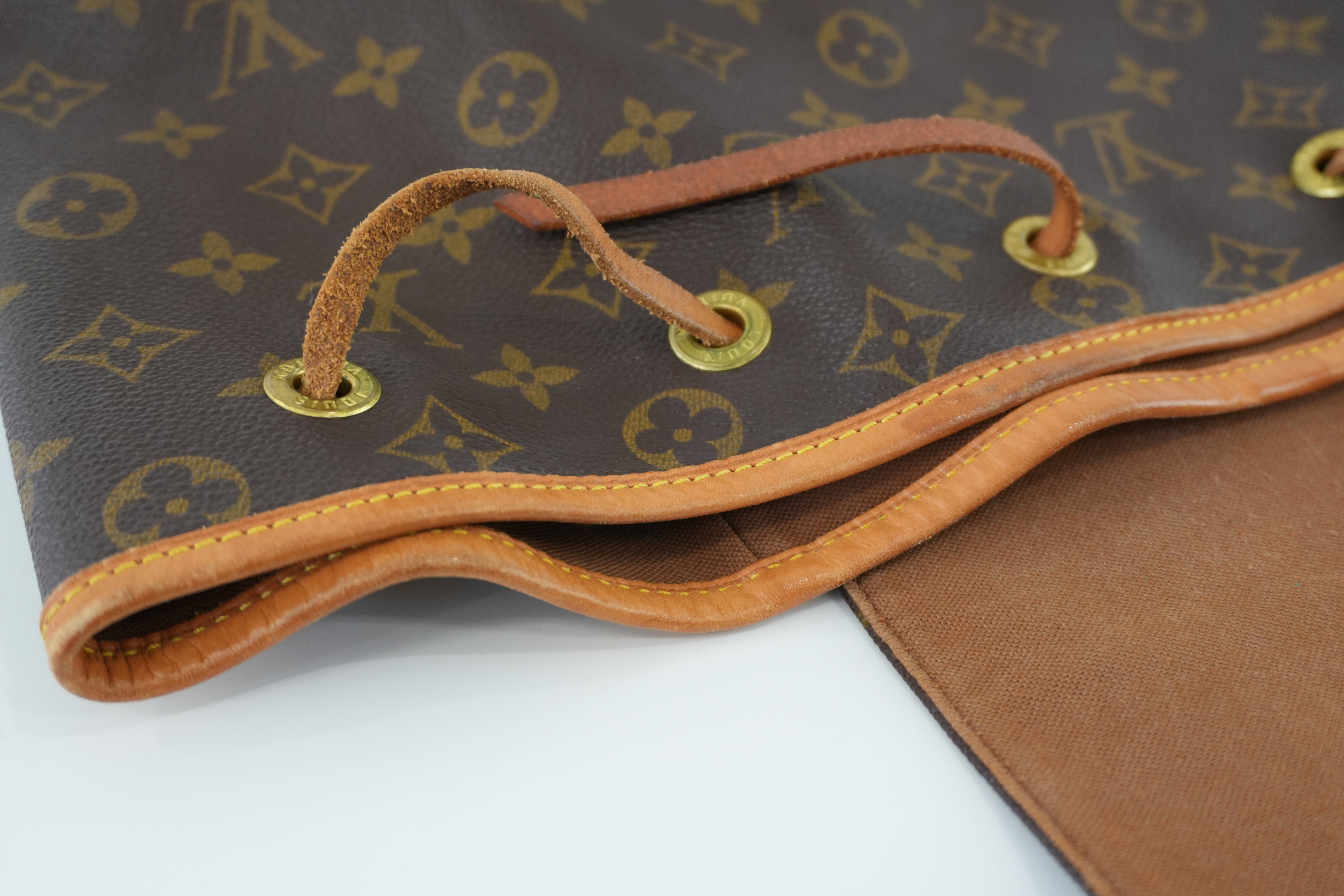 Louis Vuitton Monogram Montsouris GM Backpack Used