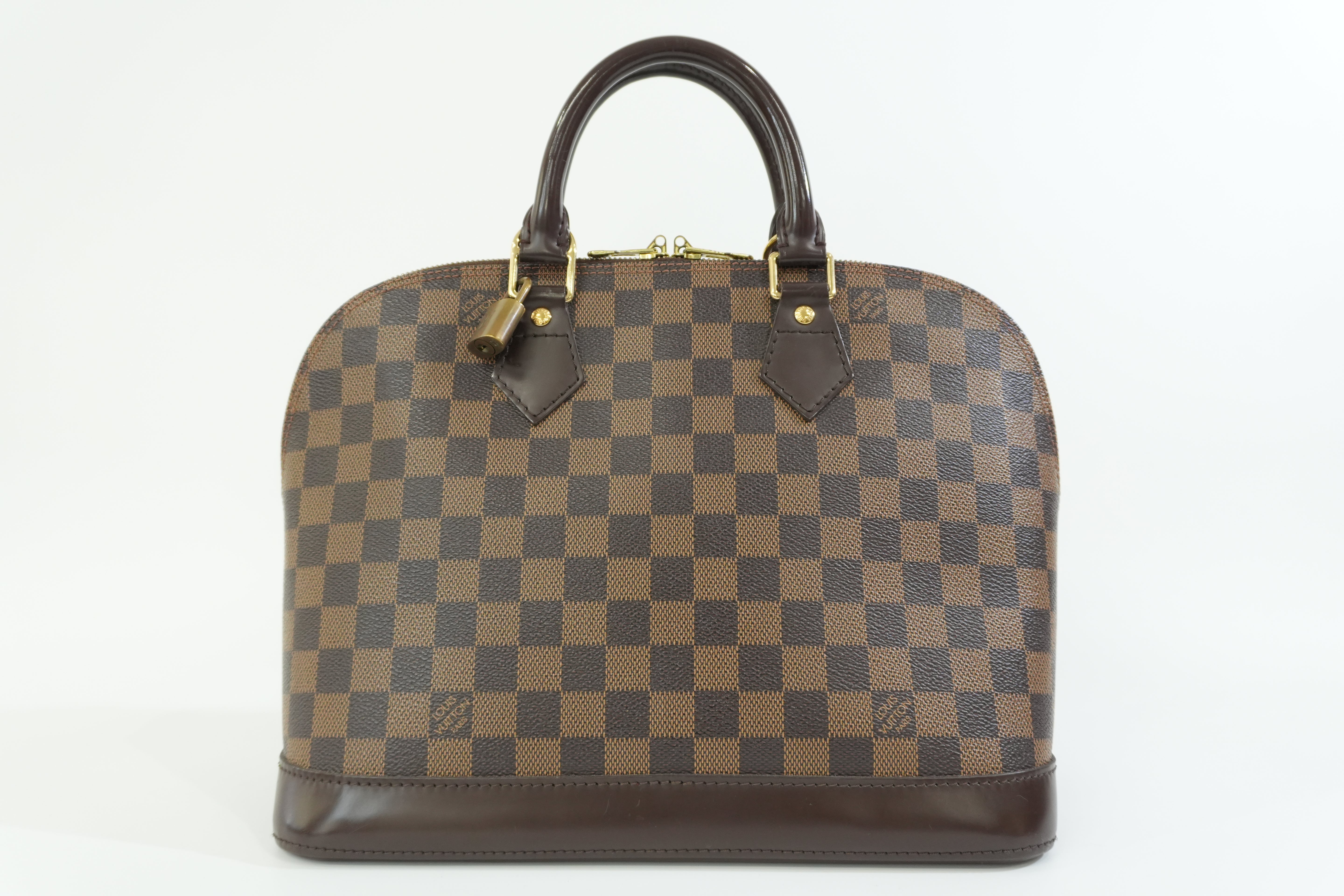 Pre-owned Louis Vuitton Damier Ebene Alma Handbag