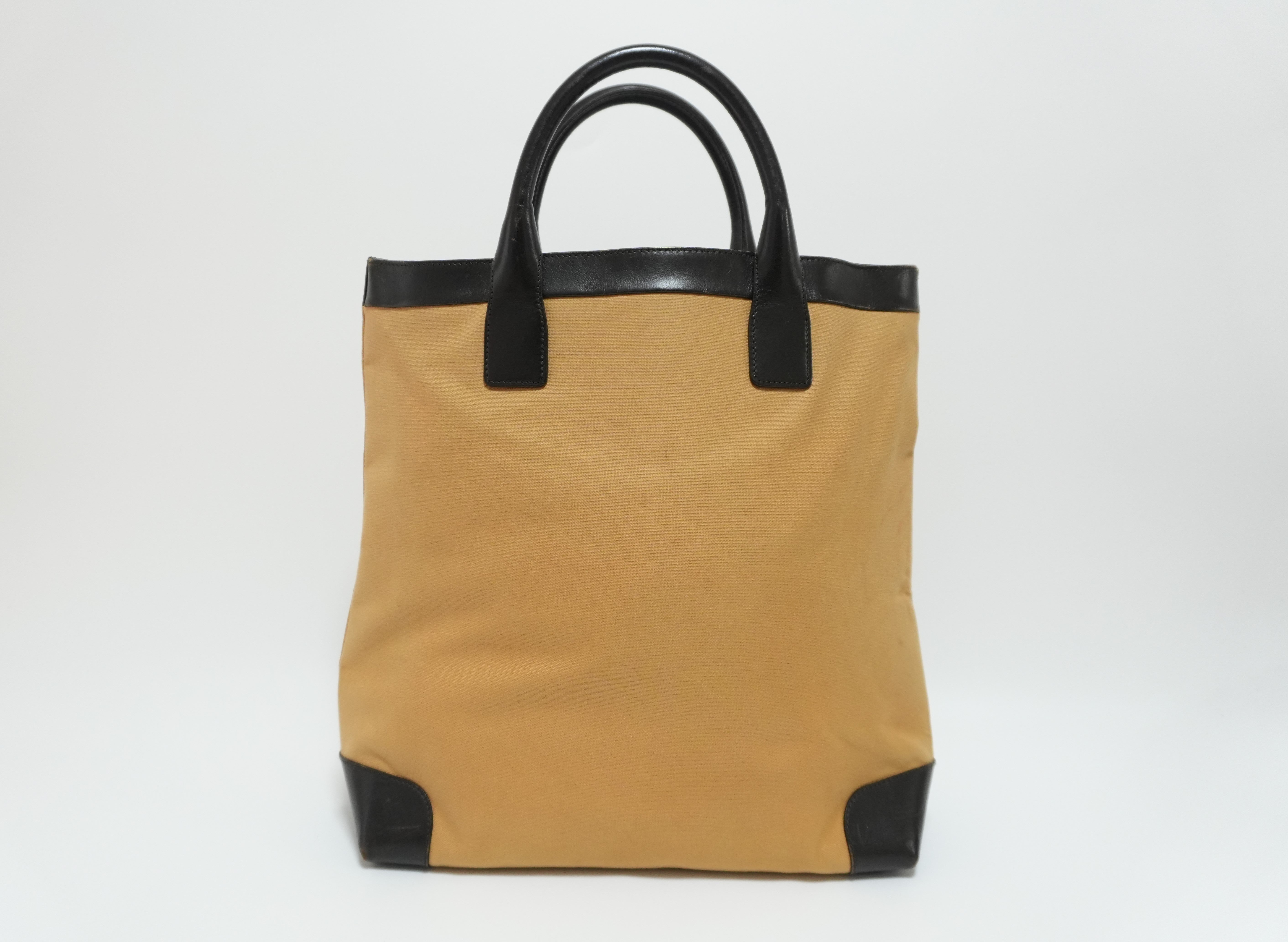 Gucci Suade Sheryline Tote Bag Brown Used