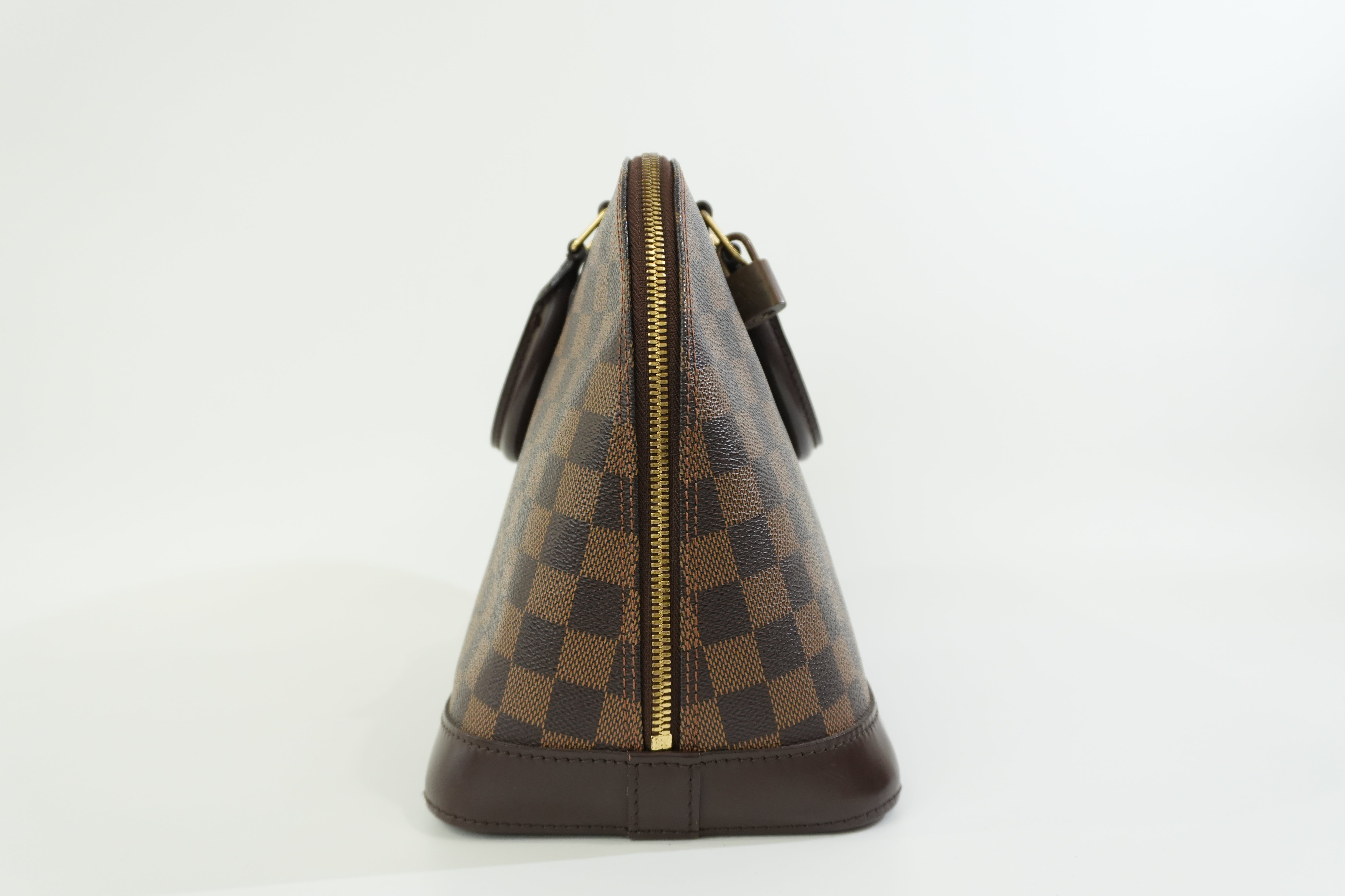 Pre-owned Louis Vuitton Damier Ebene Alma Handbag