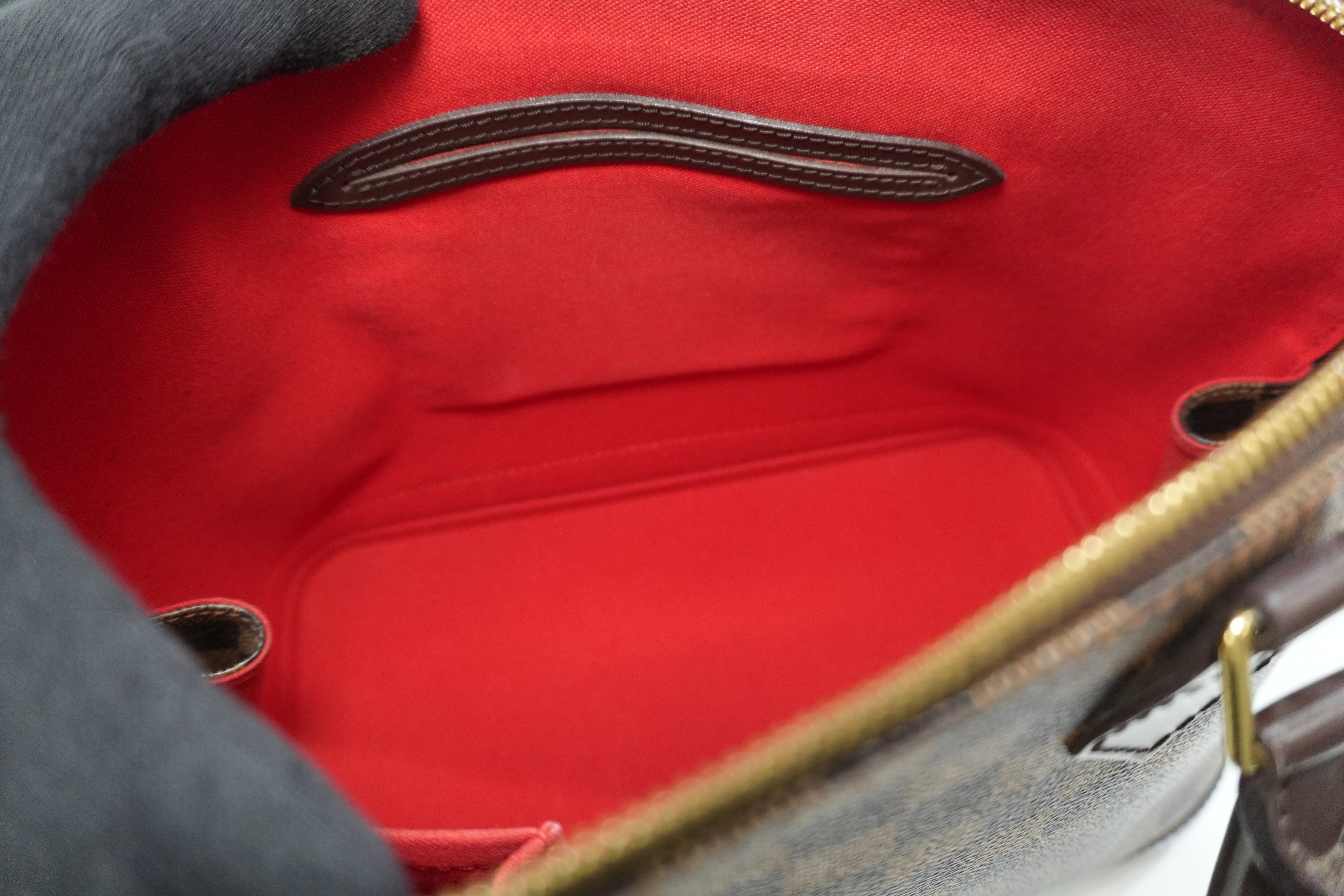 Pre-owned Louis Vuitton Damier Ebene Alma Handbag