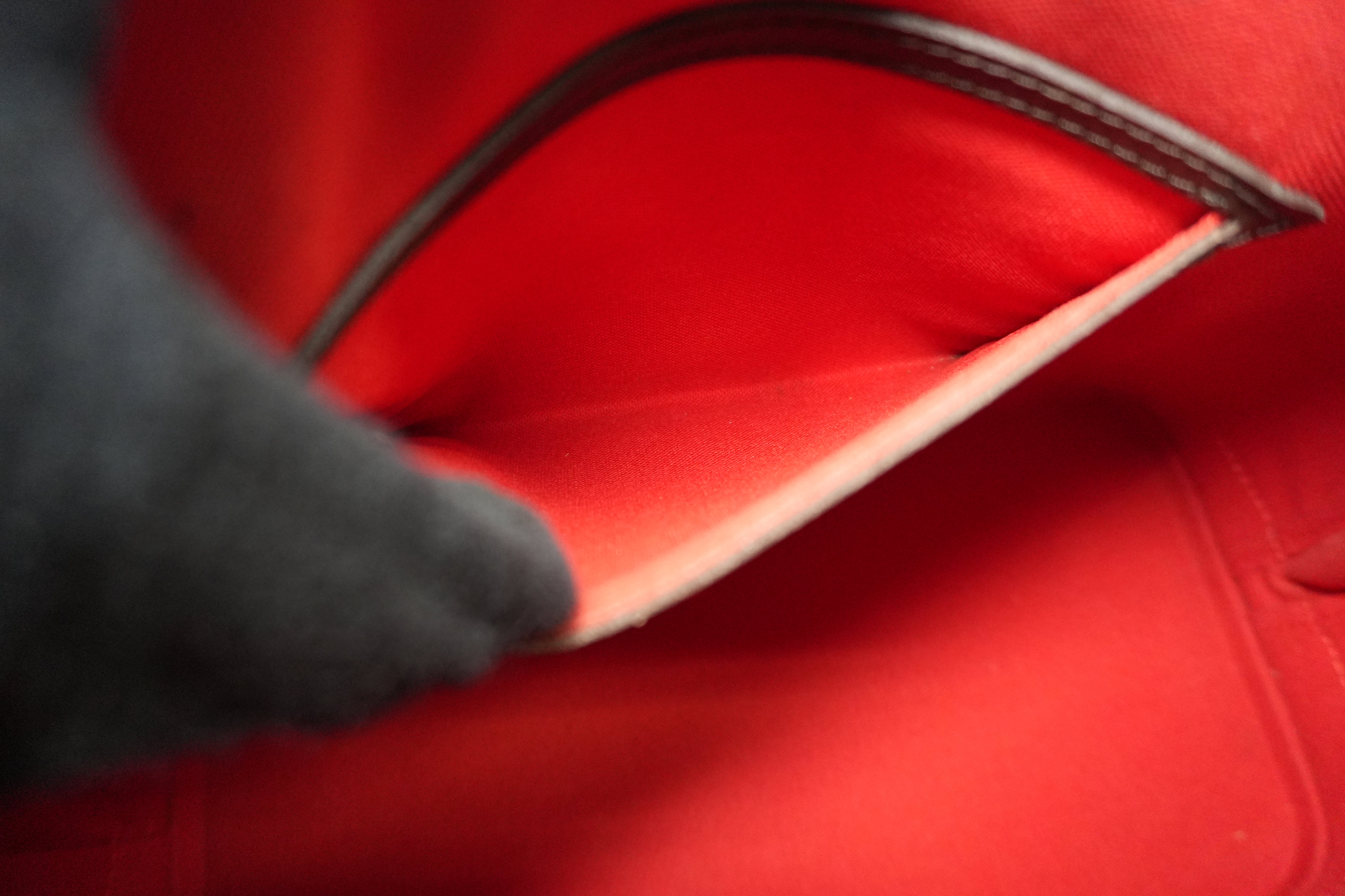 Pre-owned Louis Vuitton Damier Ebene Alma Handbag