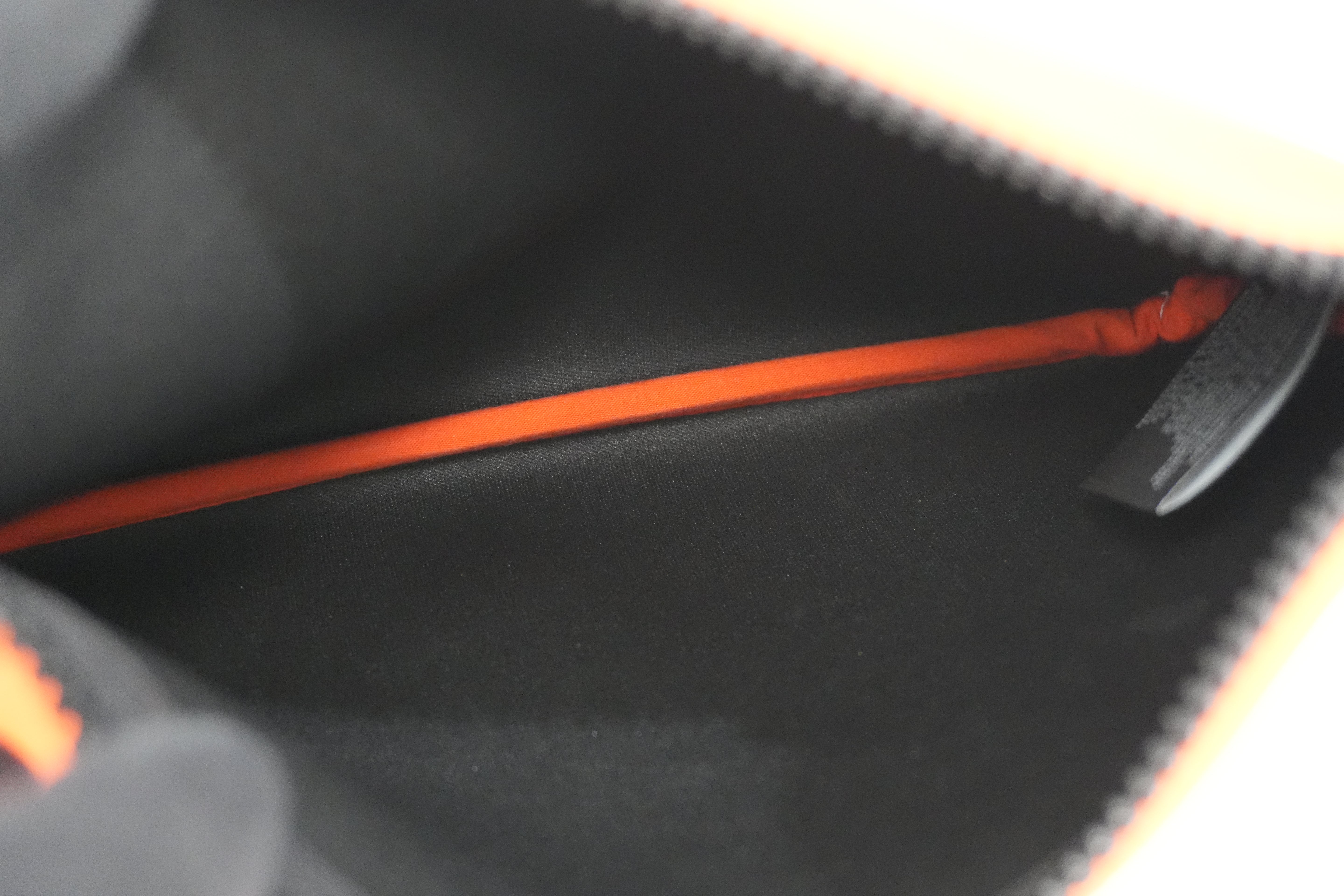 Pre-owned Hermes Pouch Orange