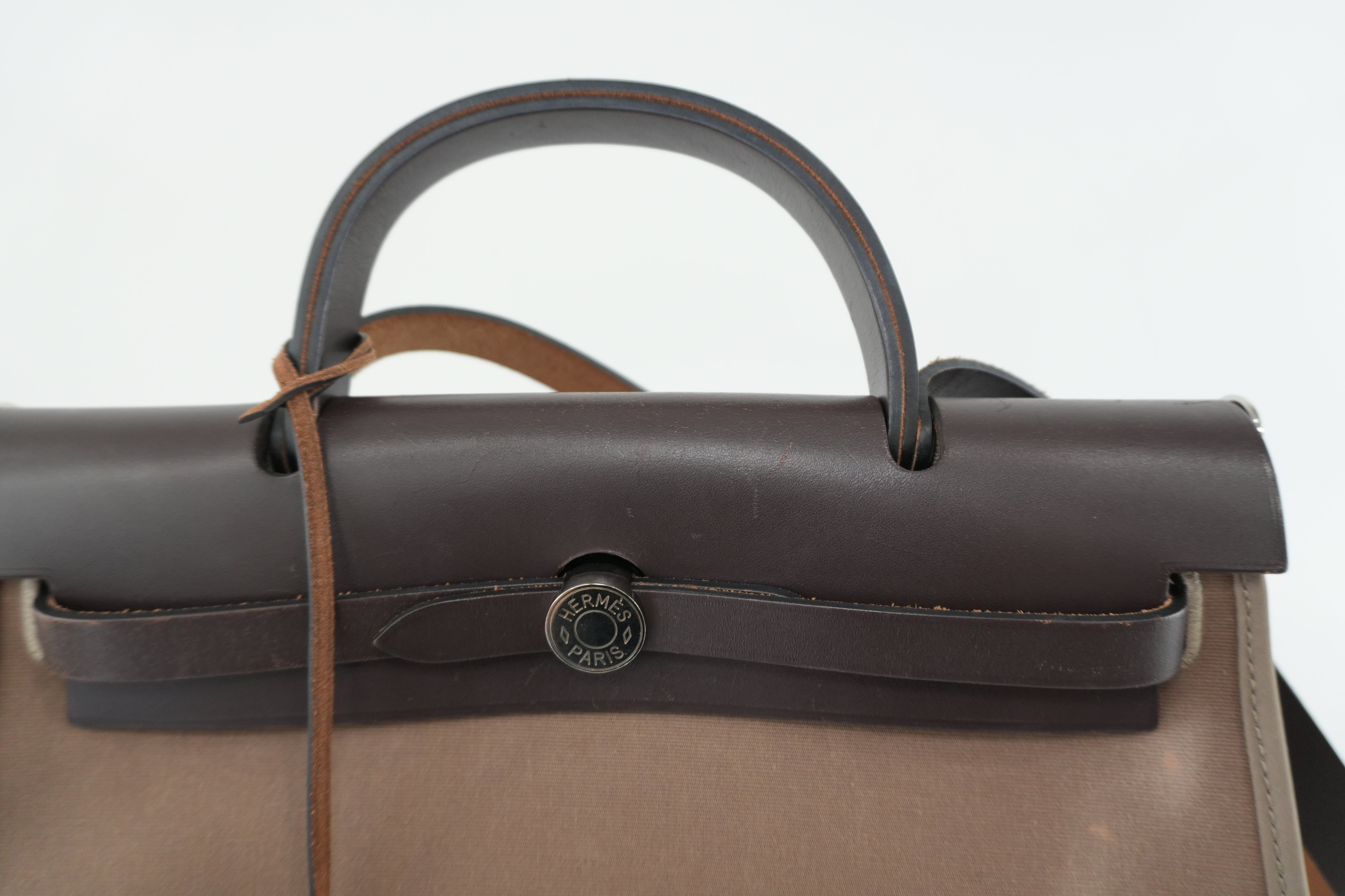 Hermes Herbag Herzip 31 Brown Used