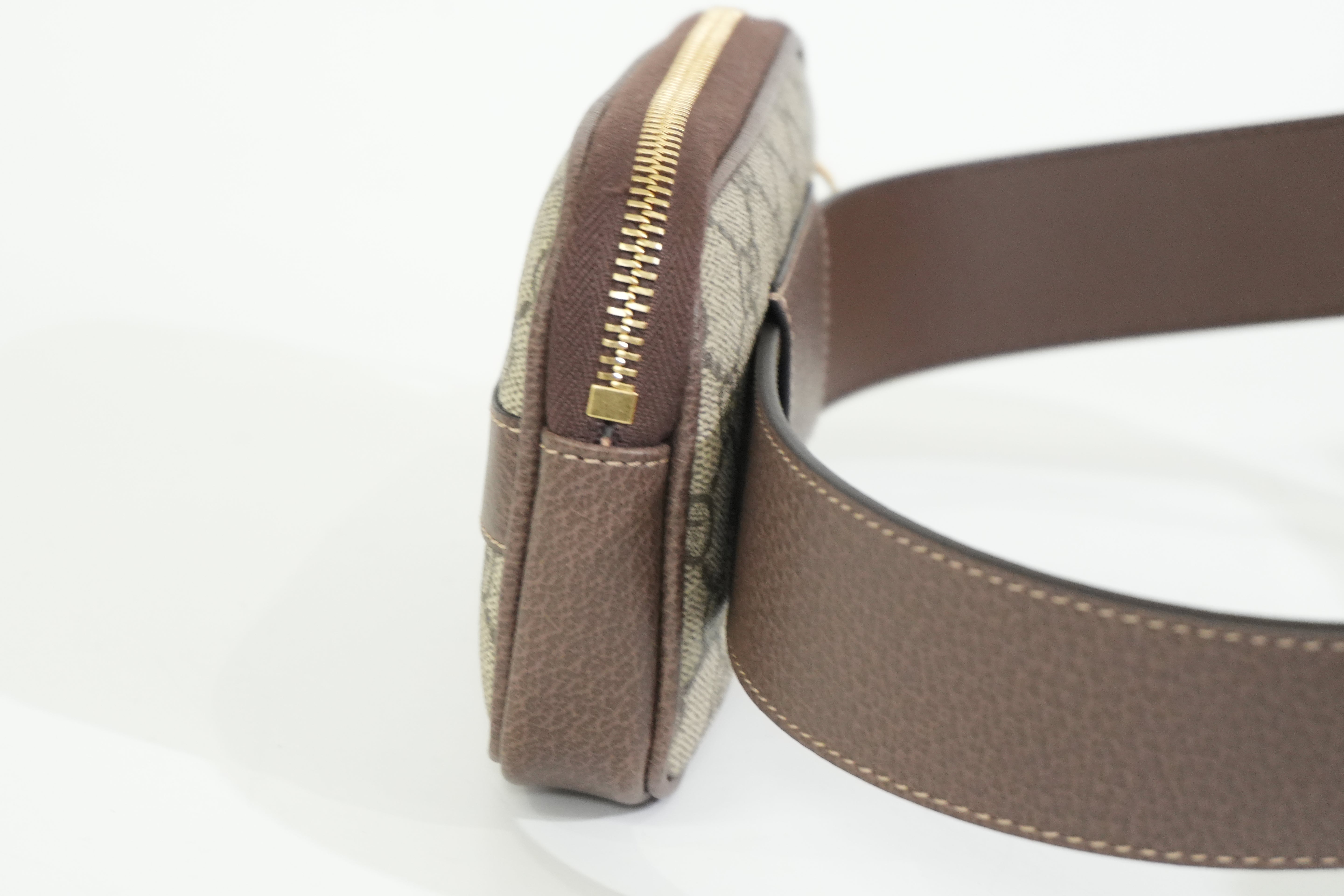 Pre-owned Gucci Ophidia Belt Bag Size 85