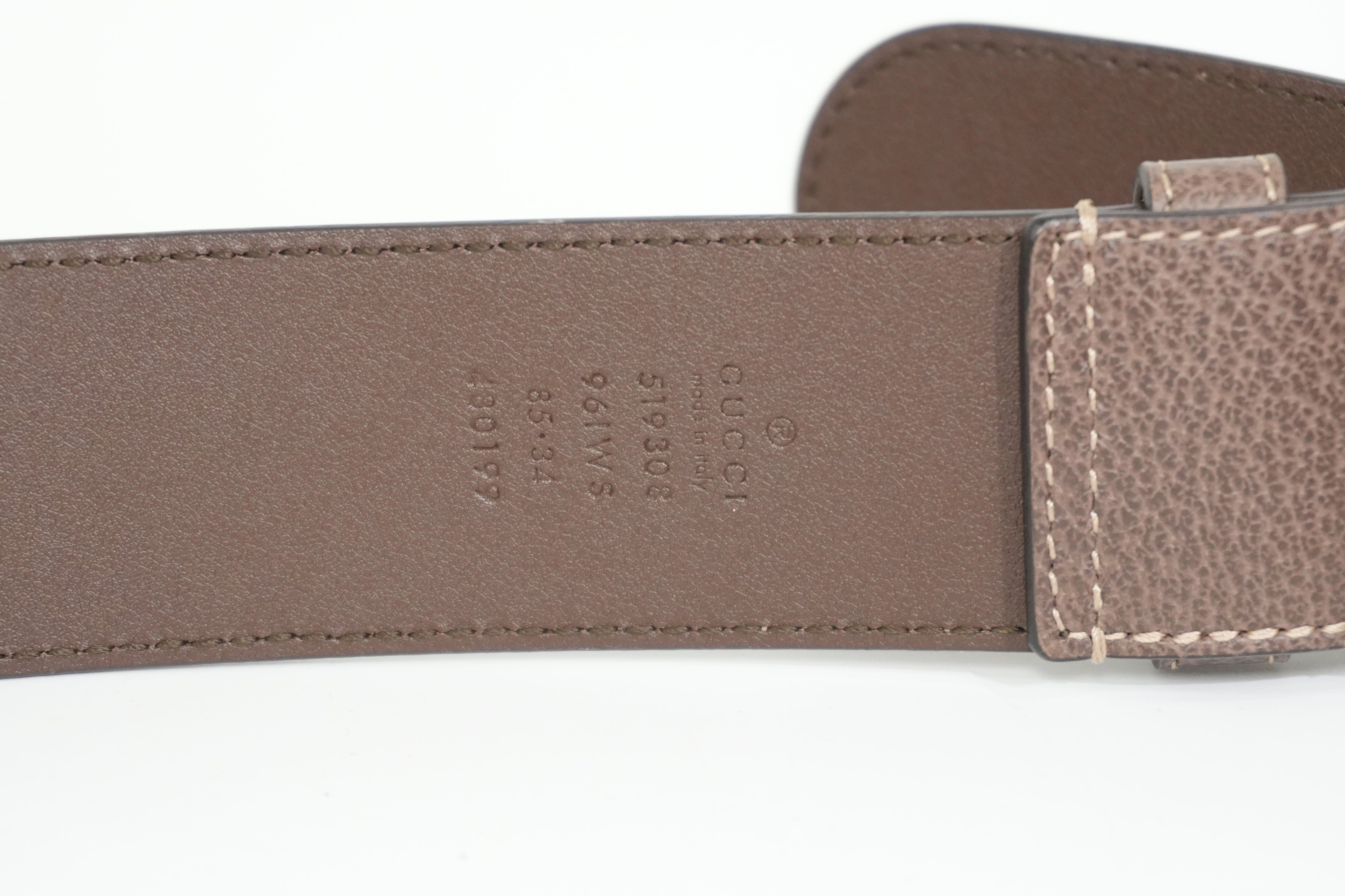 Pre-owned Gucci Ophidia Belt Bag Size 85