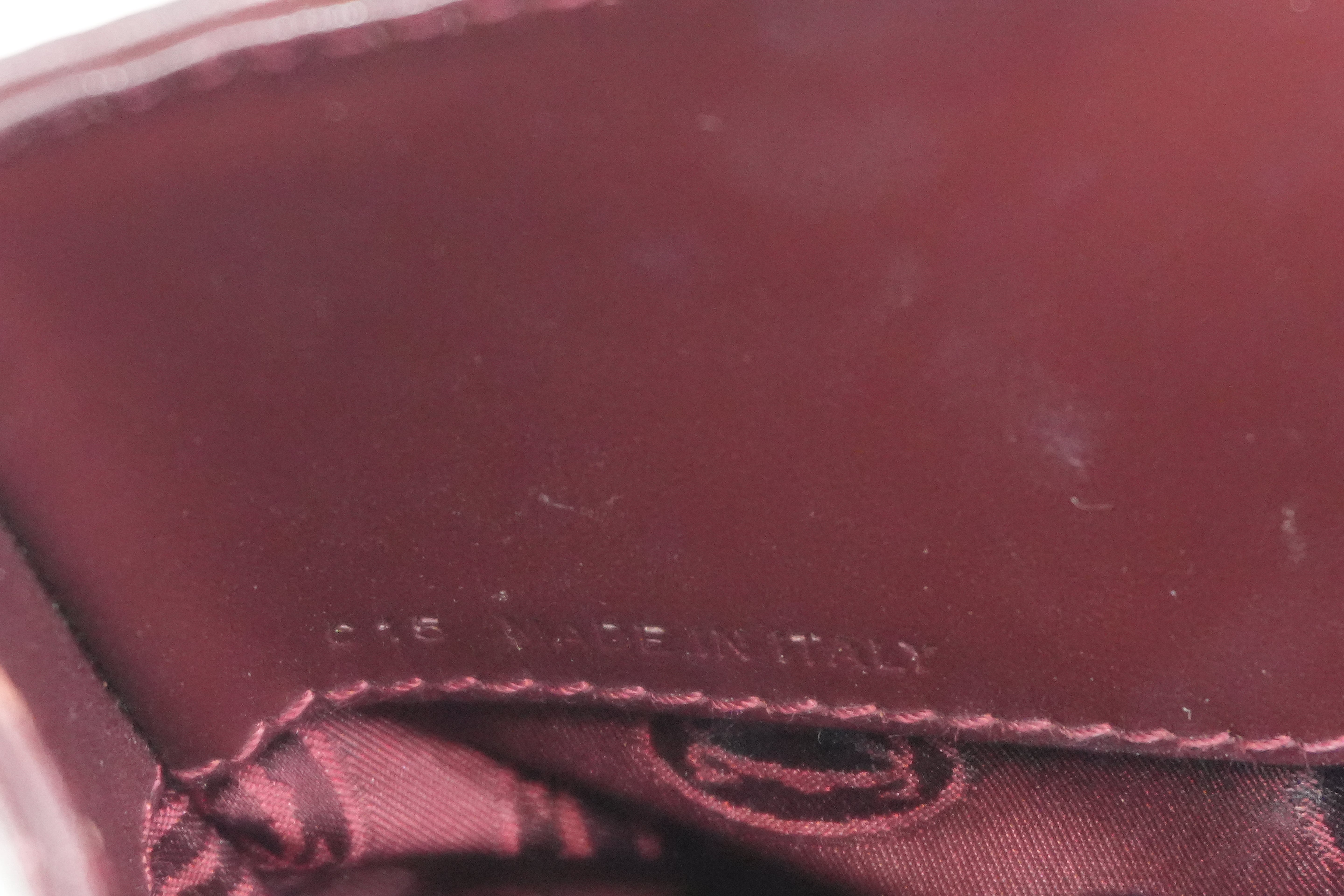 Pre-owned Cartier Crossbody Bag Burgundy