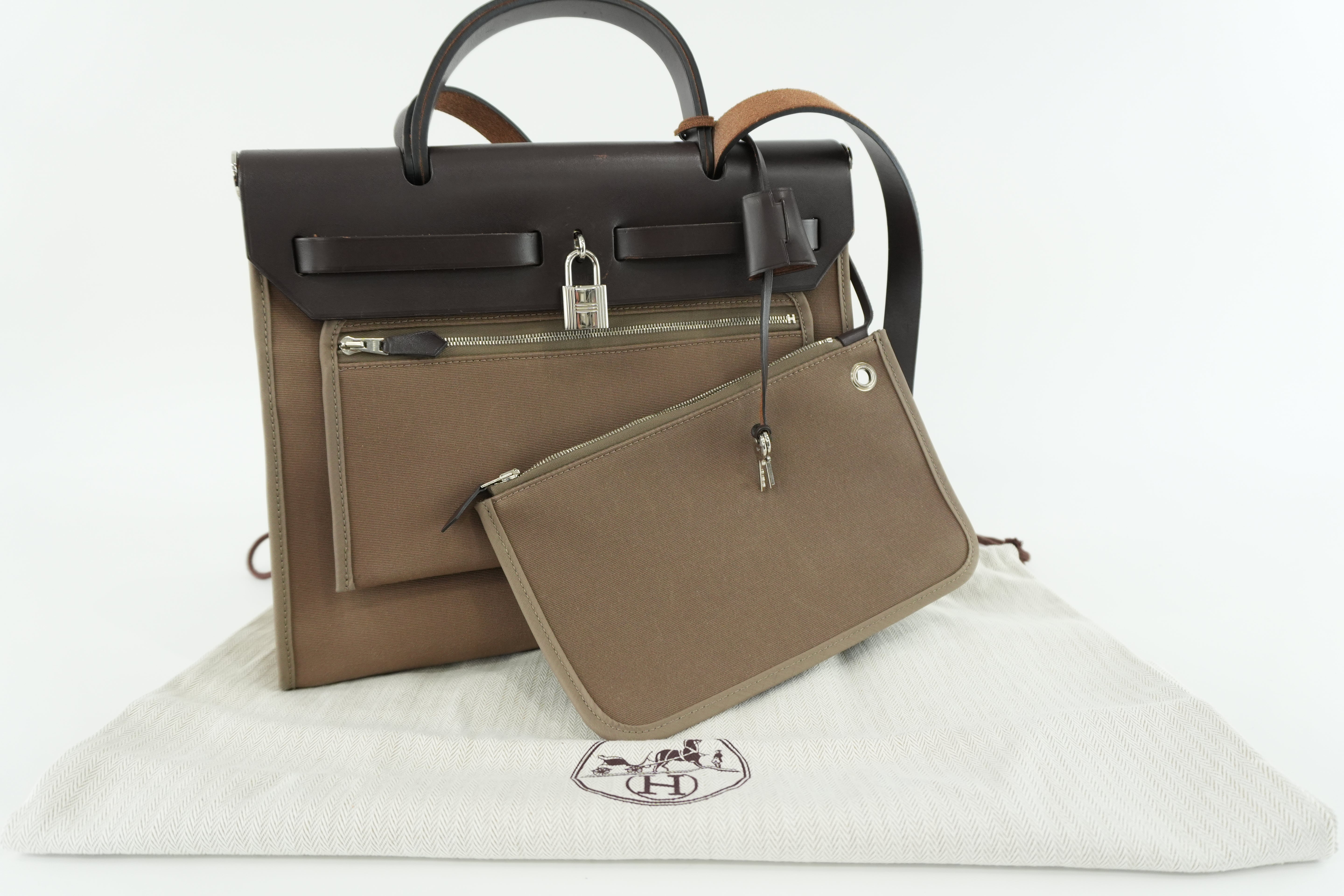 Hermes Herbag Herzip 31 Brown Used