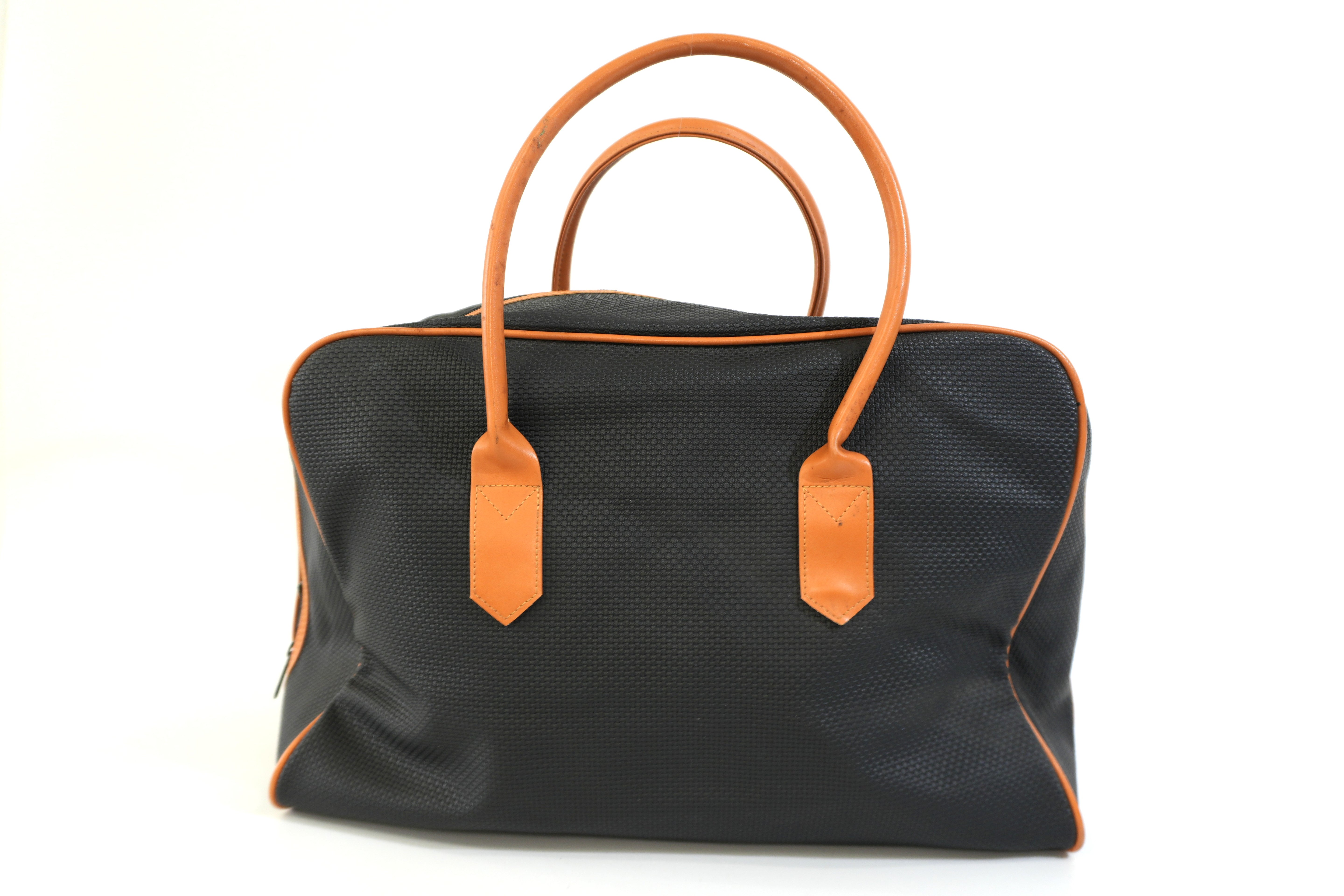 Pre-owned Saint Laurent Travel Boston Bag Black