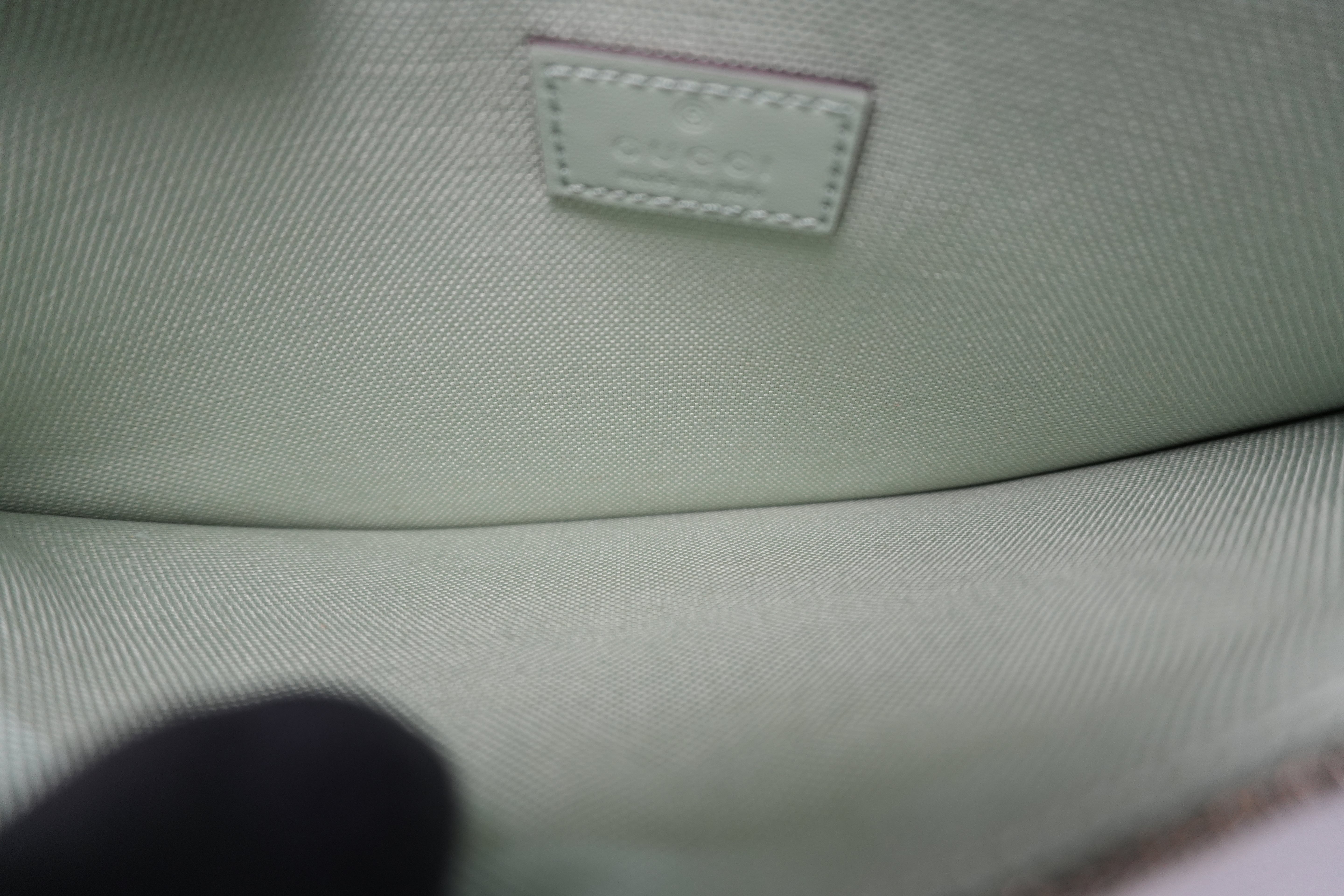 Pre-owned Gucci Large Ophidia GG Tote Bag Green