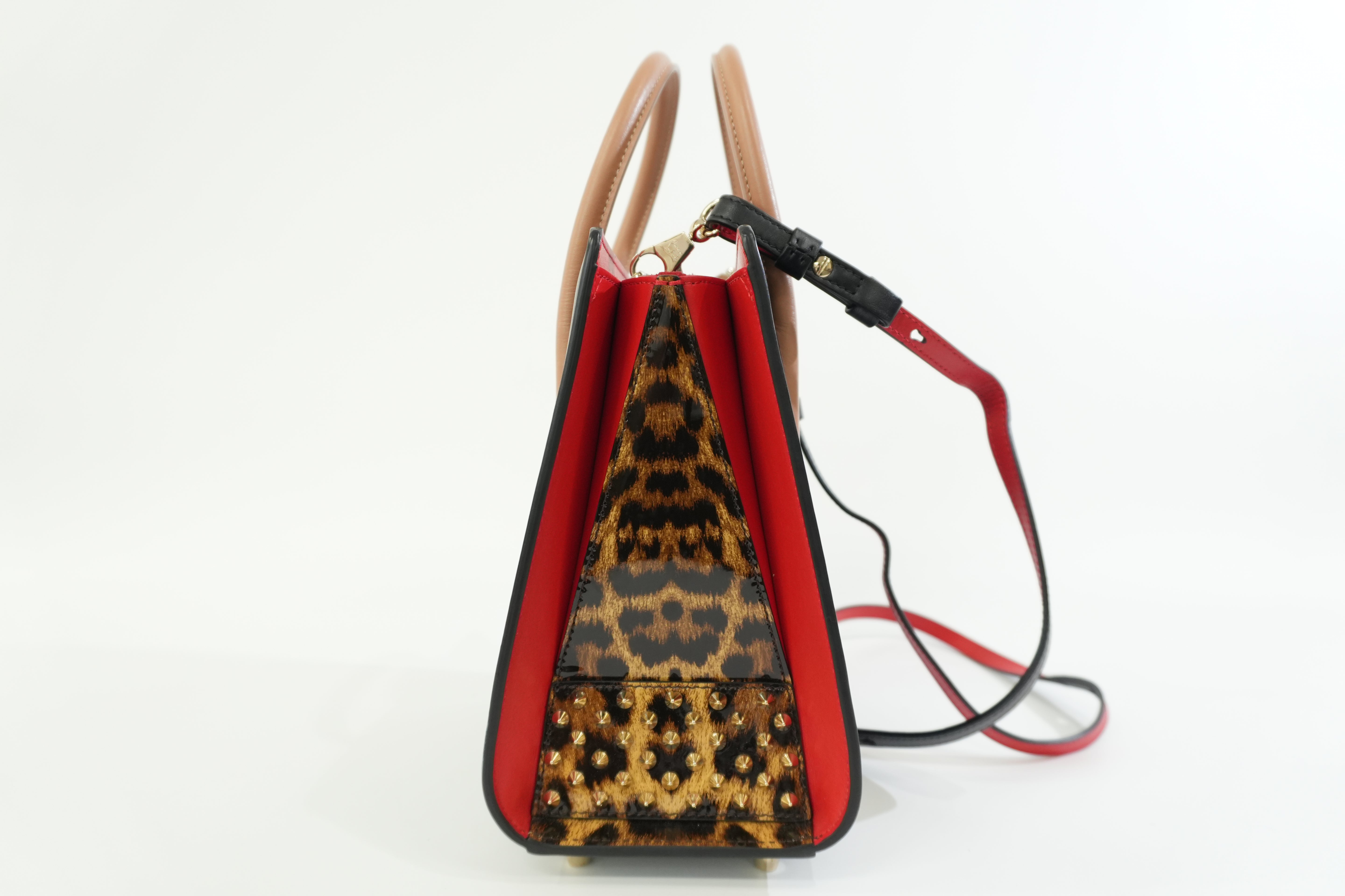Pre-owned Christian Louboutin Two Way Paloma Mini Shoulder Bag Black