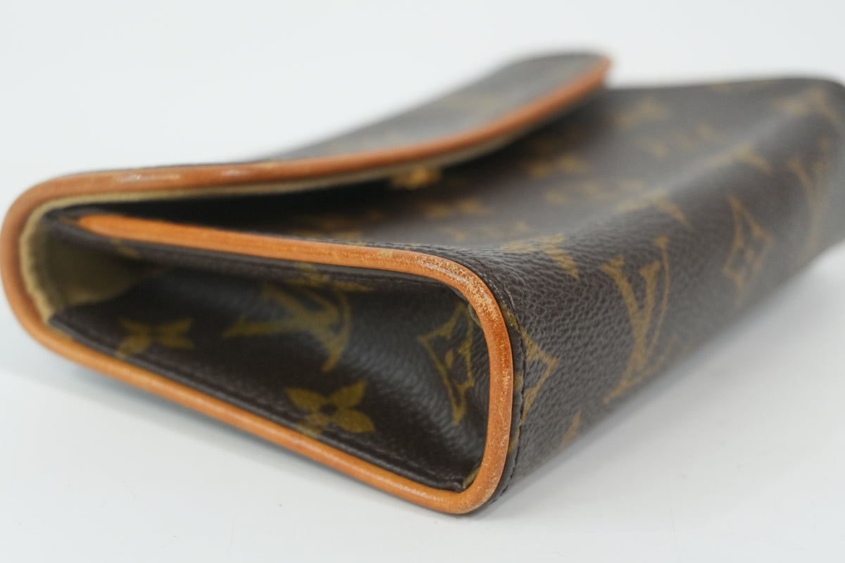 Pre-Owned Louis Vuitton Monogram Pochette Florentine Missing Belt