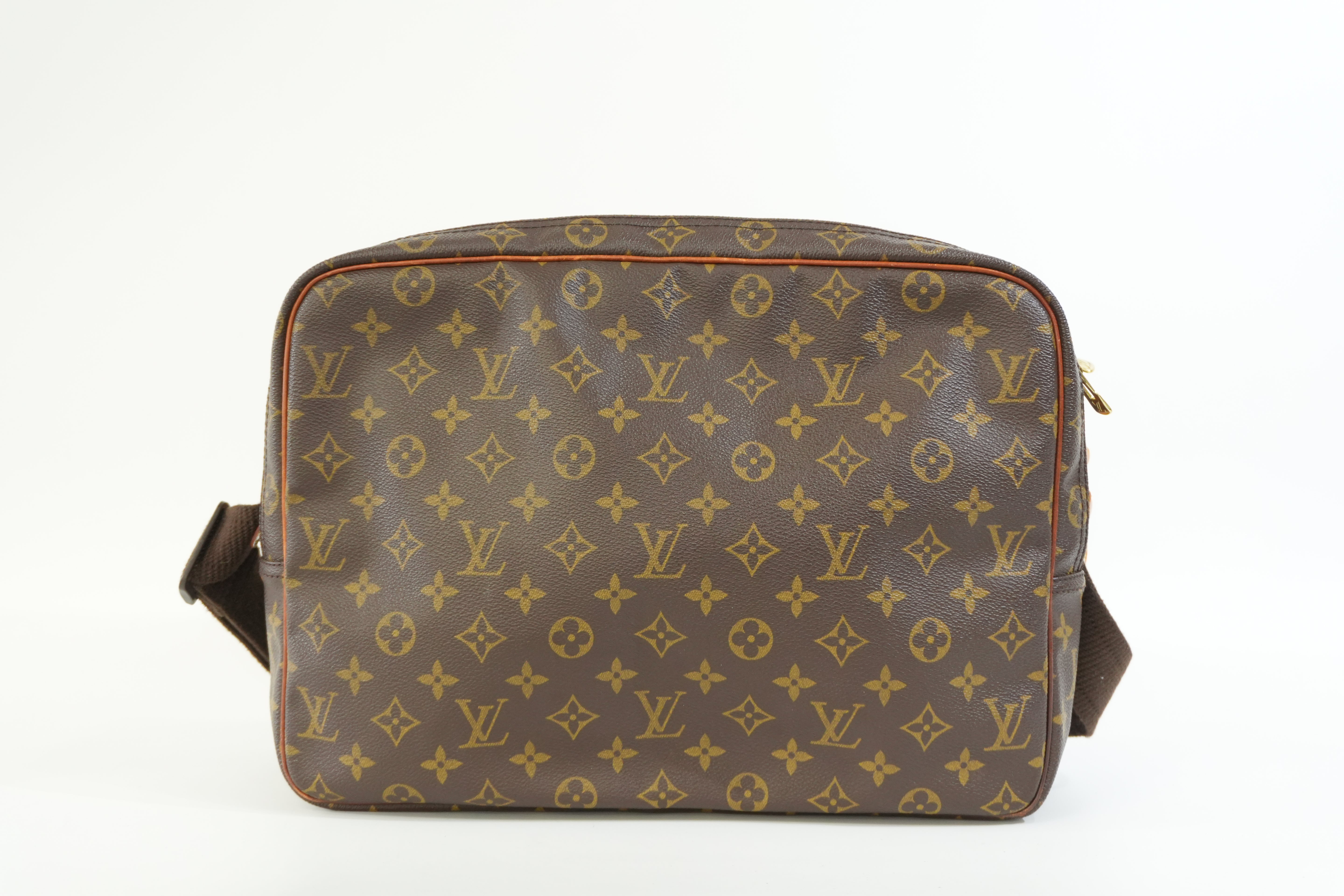 Pre-owned Louis Vuitton Monogram Reporter GM Messenger Bag