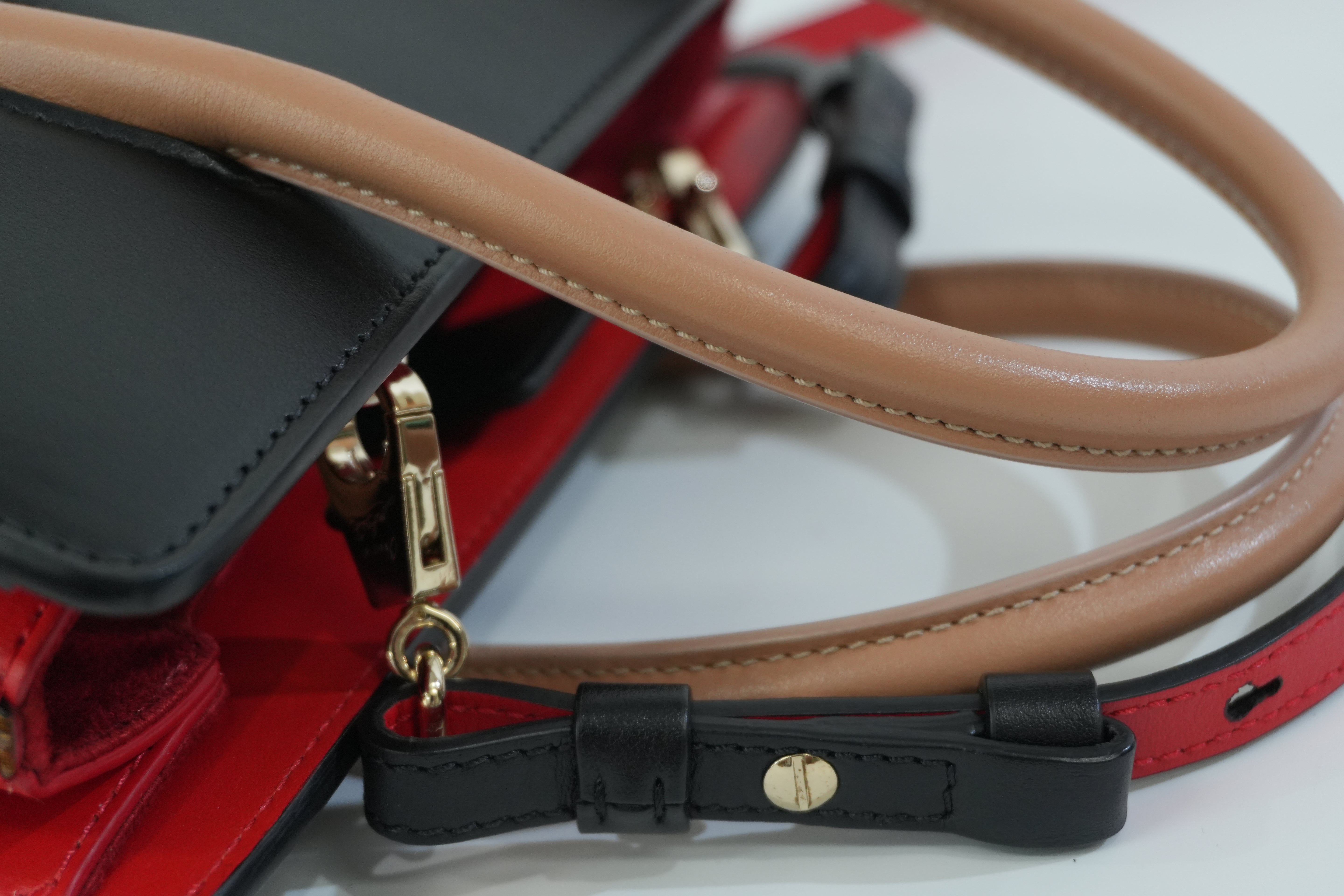 Pre-owned Christian Louboutin Two Way Paloma Mini Shoulder Bag Black