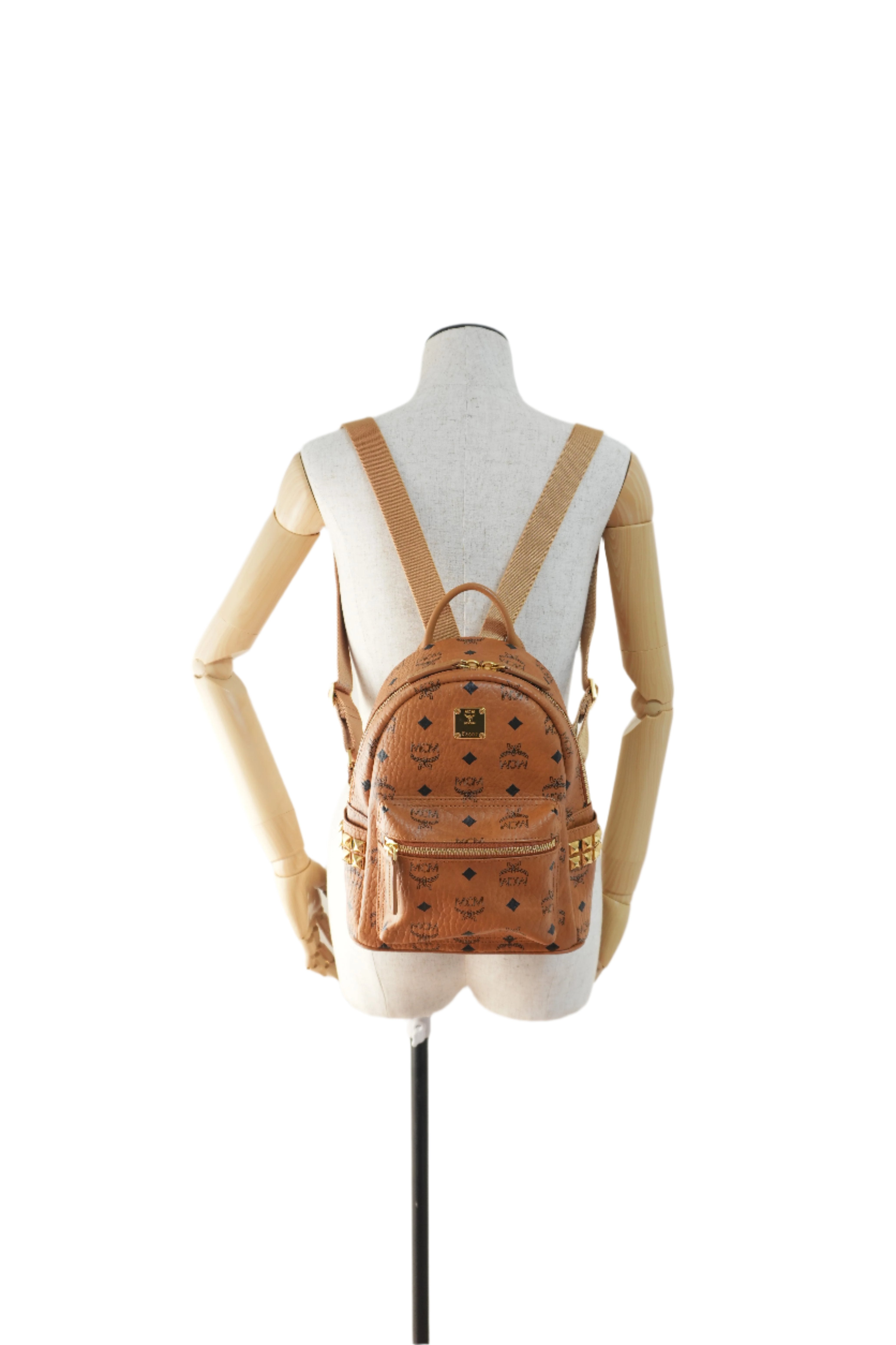 MCM Backpack Cognac Small Used