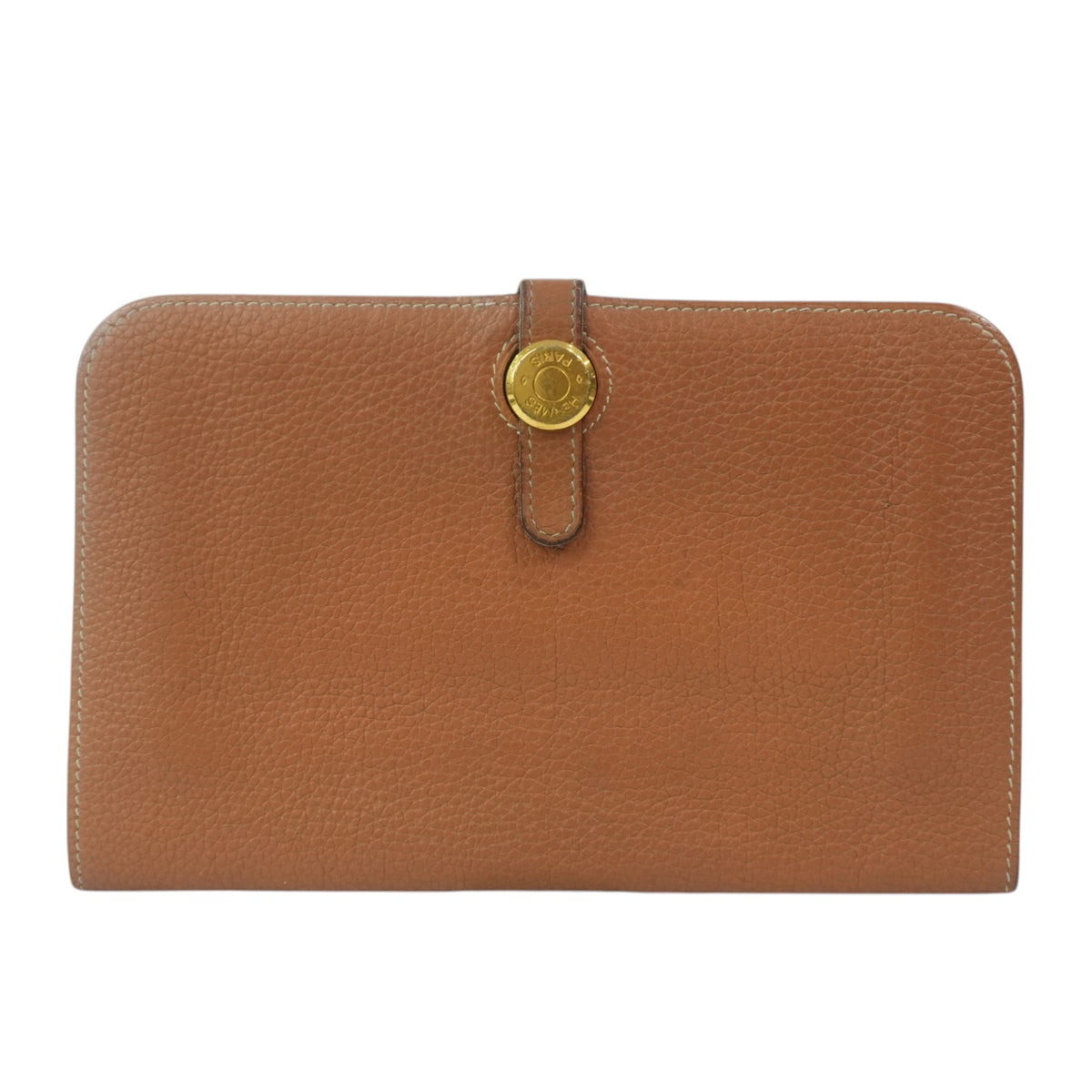 Pre-Owned Hermes Dogon Wallet Brown