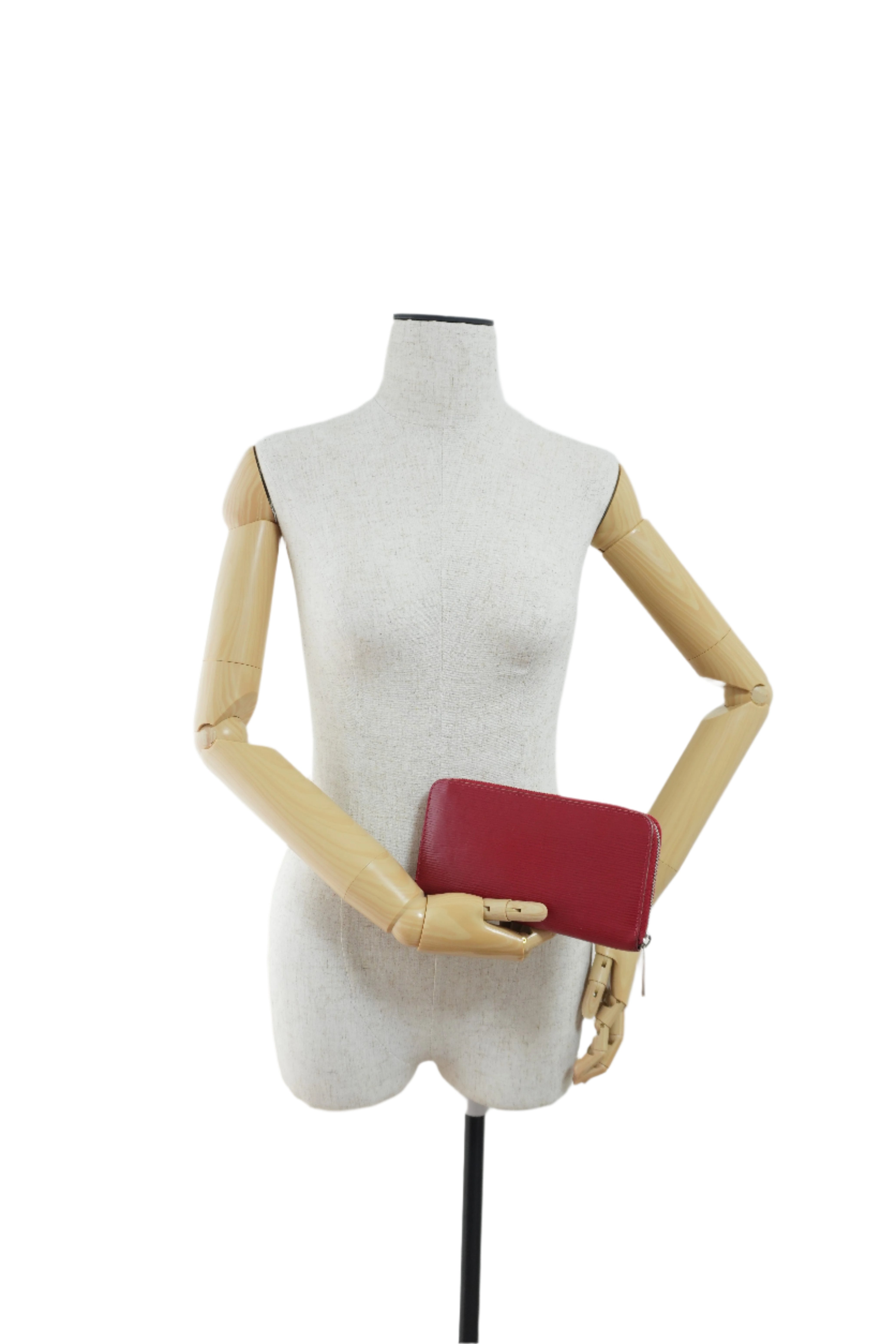 Louis Vuitton Epi Zippy Long Wallet Red Used