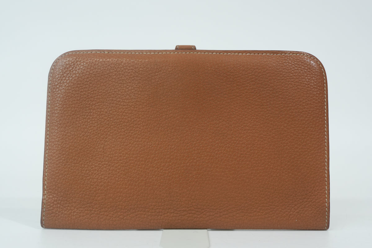 Pre-Owned Hermes Dogon Wallet Brown