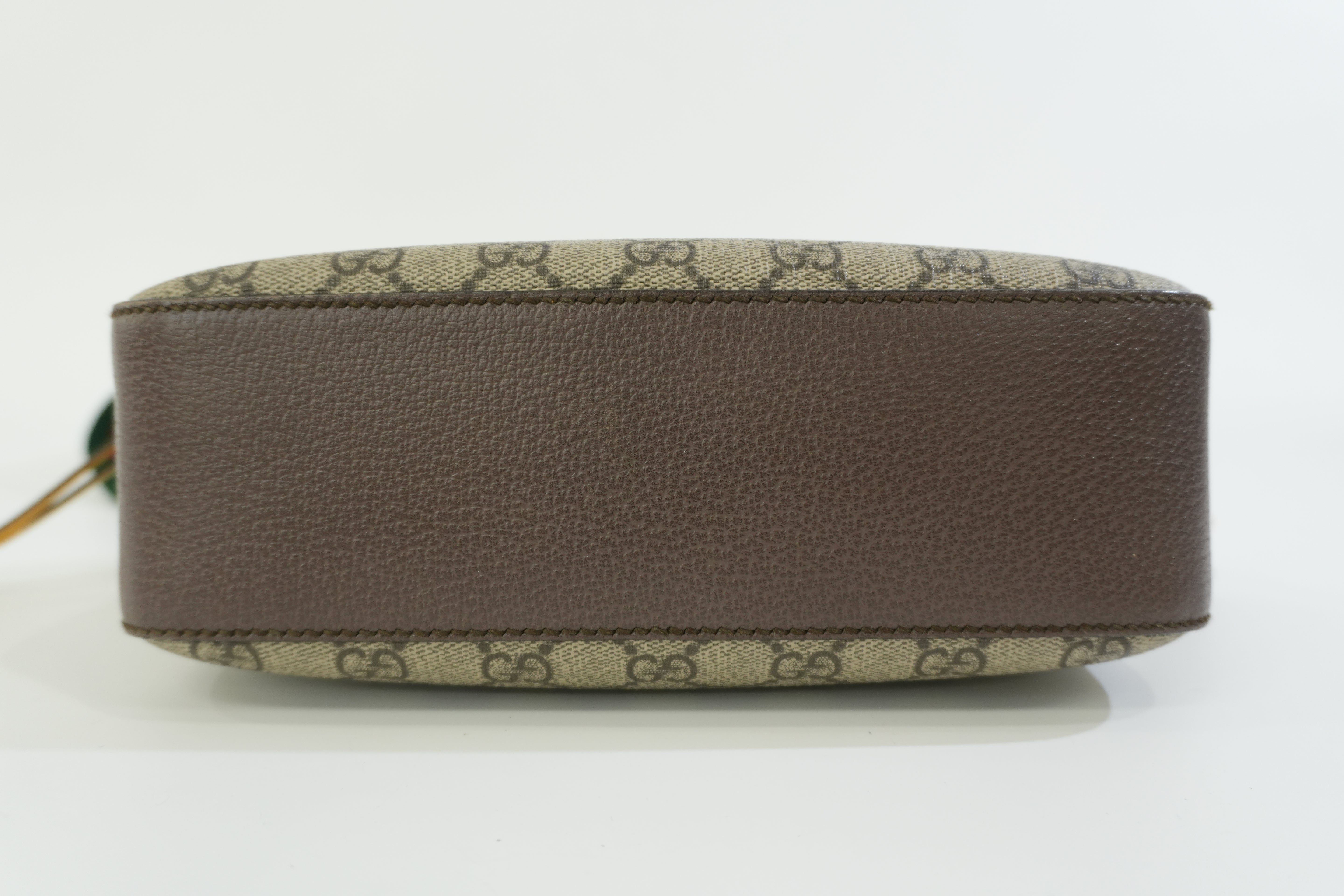 Pre-owned Gucci Canvas Supreme Neo Shoulder Bag Brown