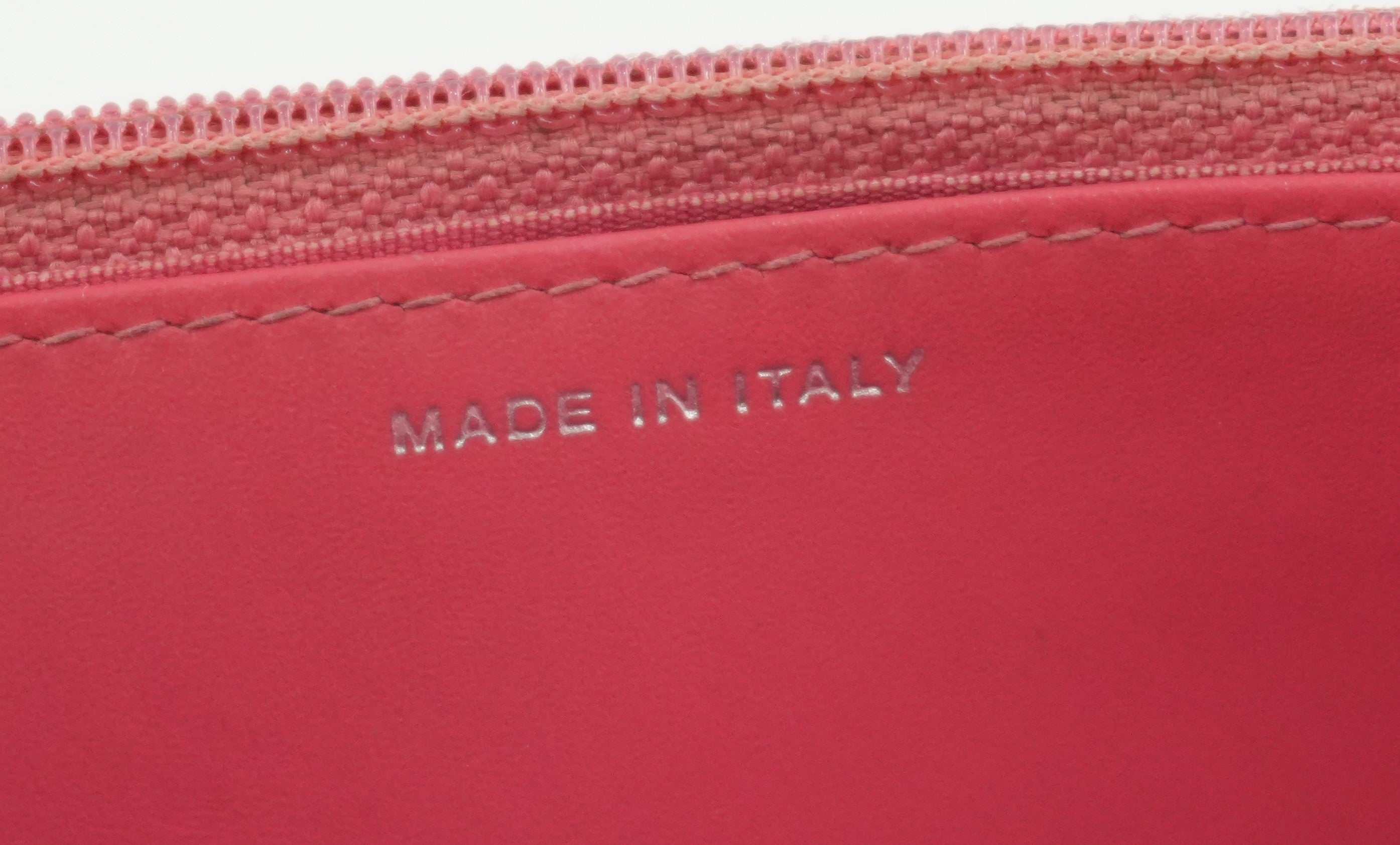 Chanel Caviar Wallet on Chain Pink Used