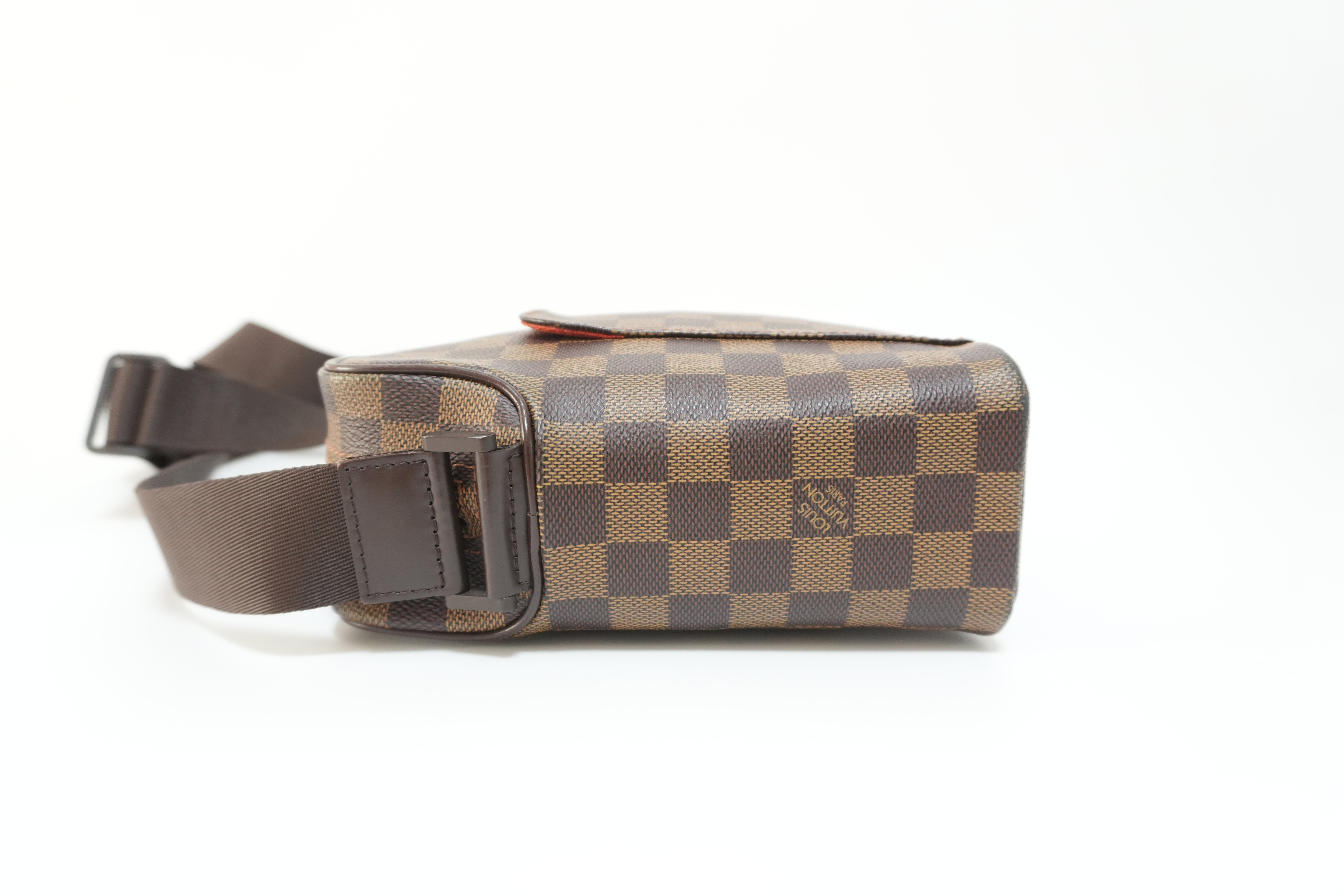 ルイ・ヴィトン ダミエ・エベヌ オラフ メッセンジャーバッグ 中古