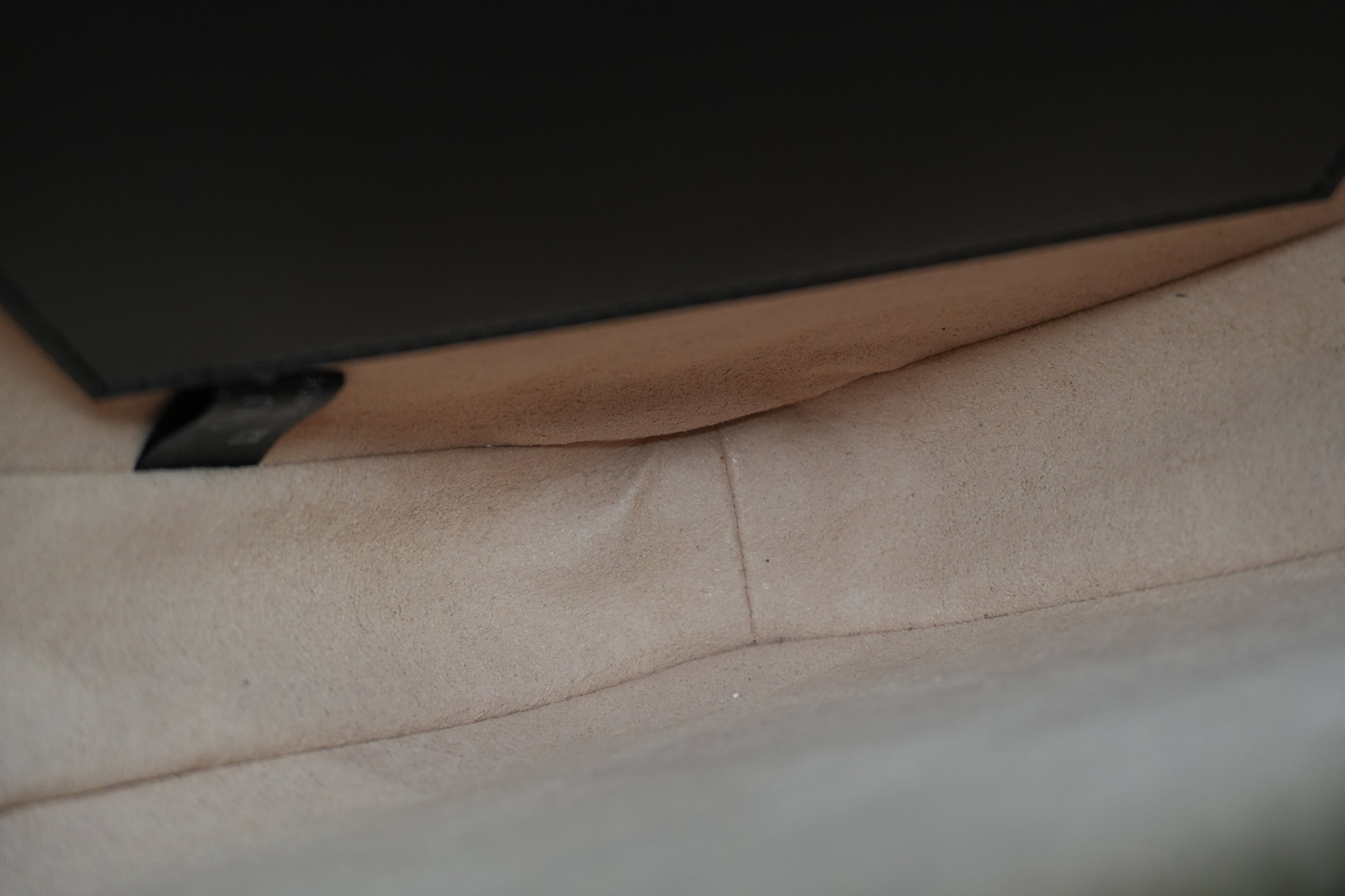 Gucci Leather Marmont Heart Shoulder Bag Black Used