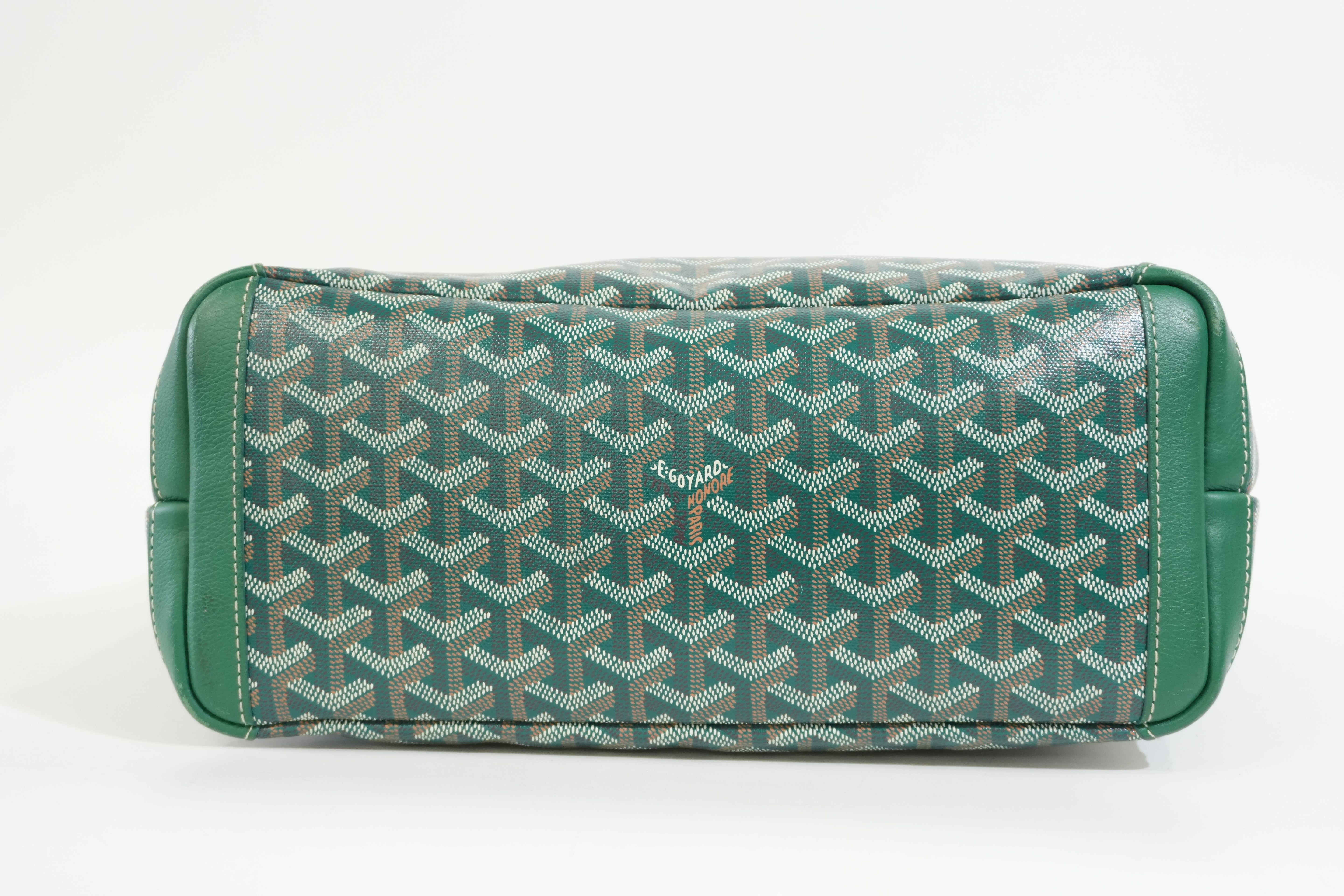 Pre-owned Goyard Artois PM Green