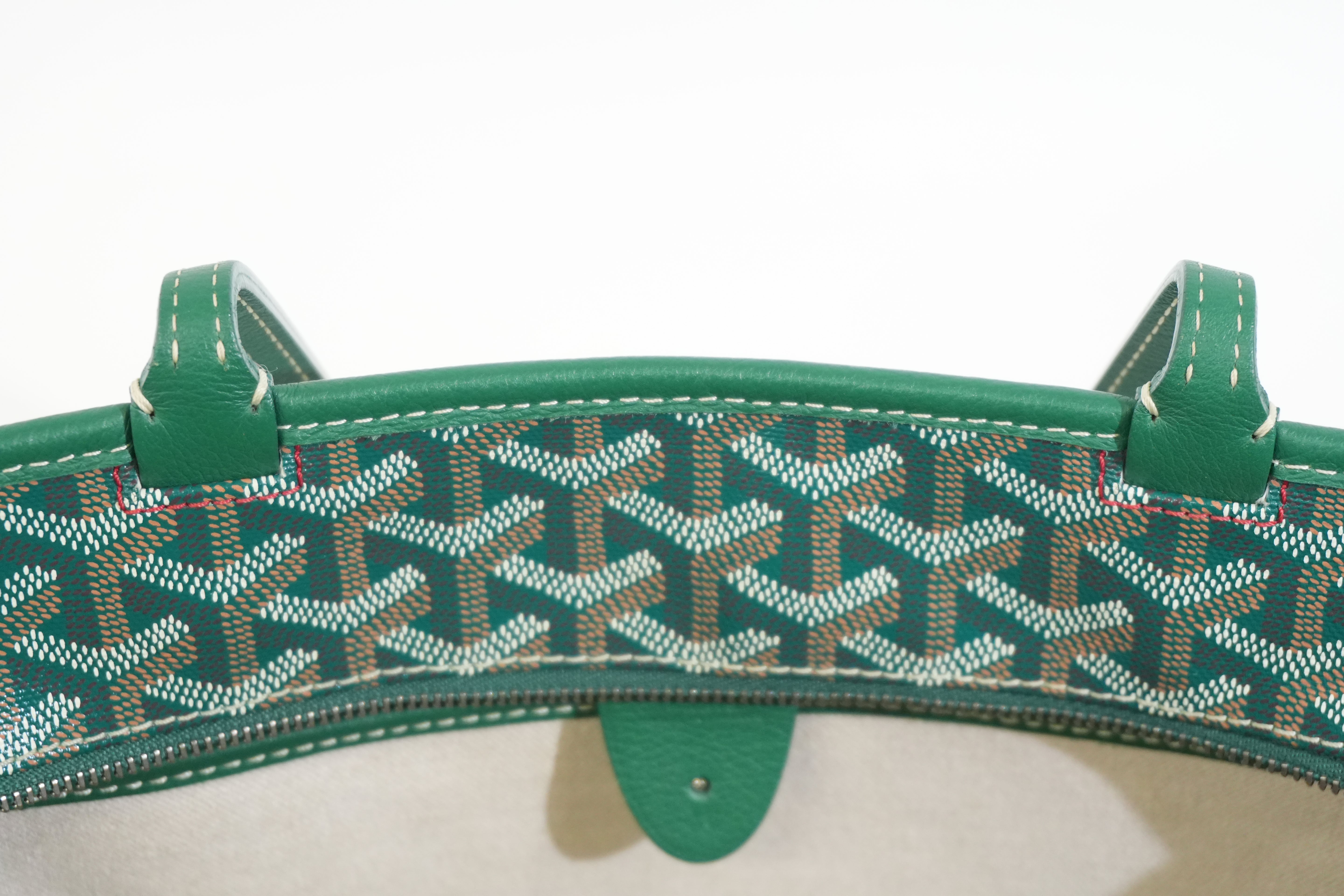 Pre-owned Goyard Artois PM Green